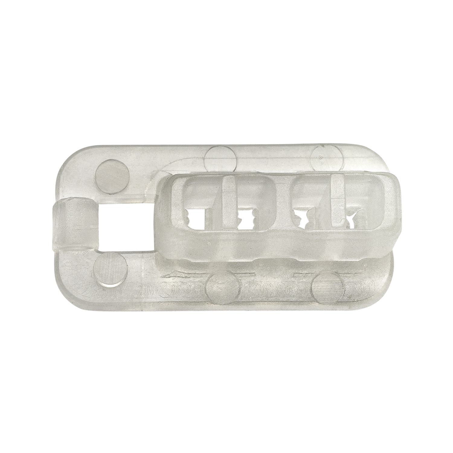 ninka Universal-Feststeller für Laufschienen Alu, Kunststoff transparent
