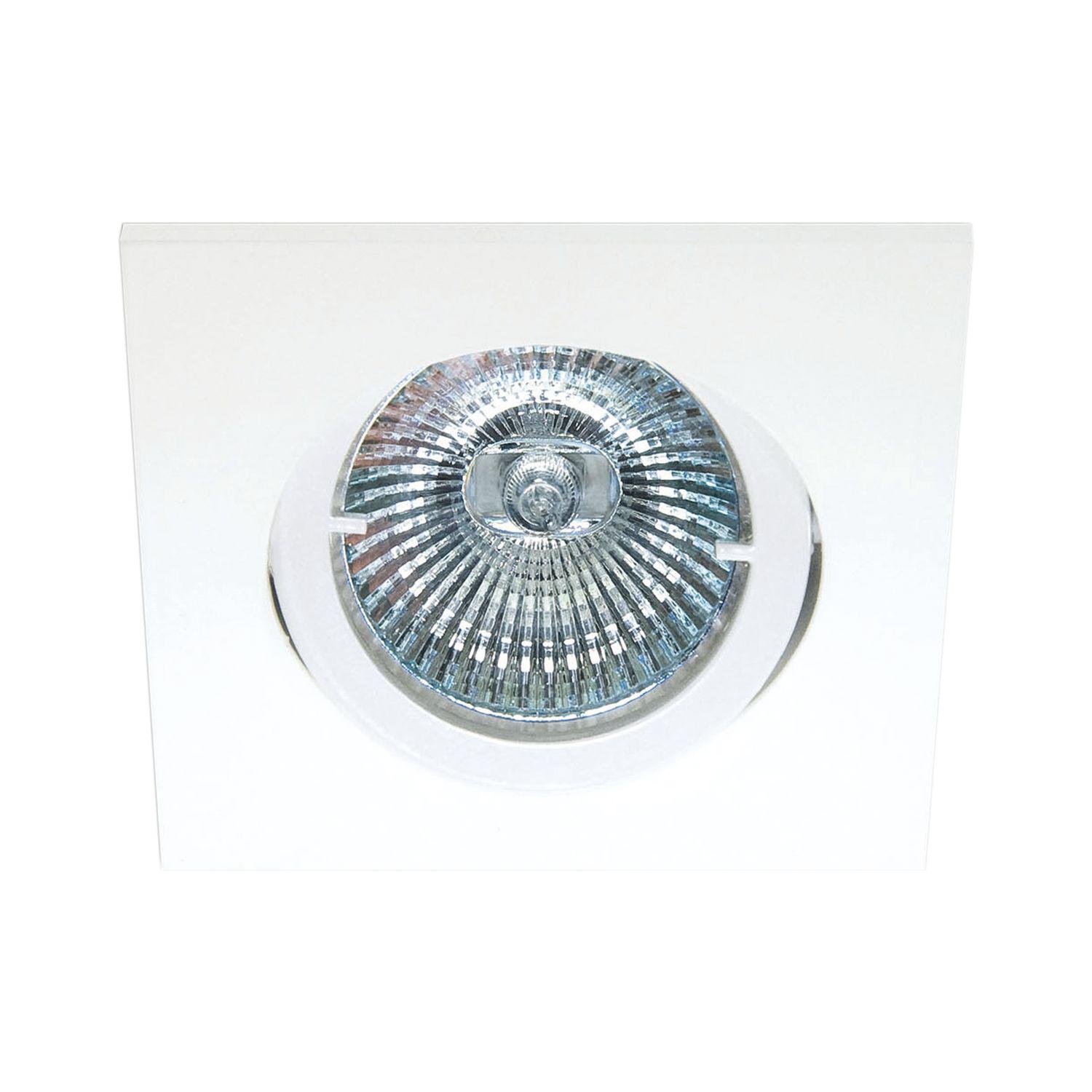 Molto Luce Deckeneinbauleuchte Quad H 230 V max. 50 Watt 82x82mm weiß