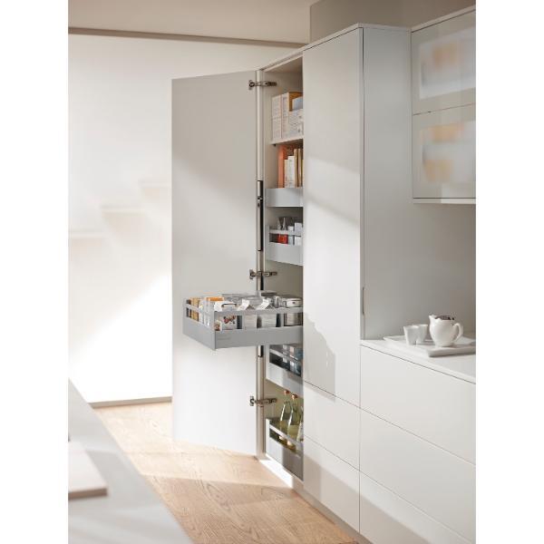 blum SPACE TOWER TANDEMBOX antaro mit Reling NL550 KB450 grau