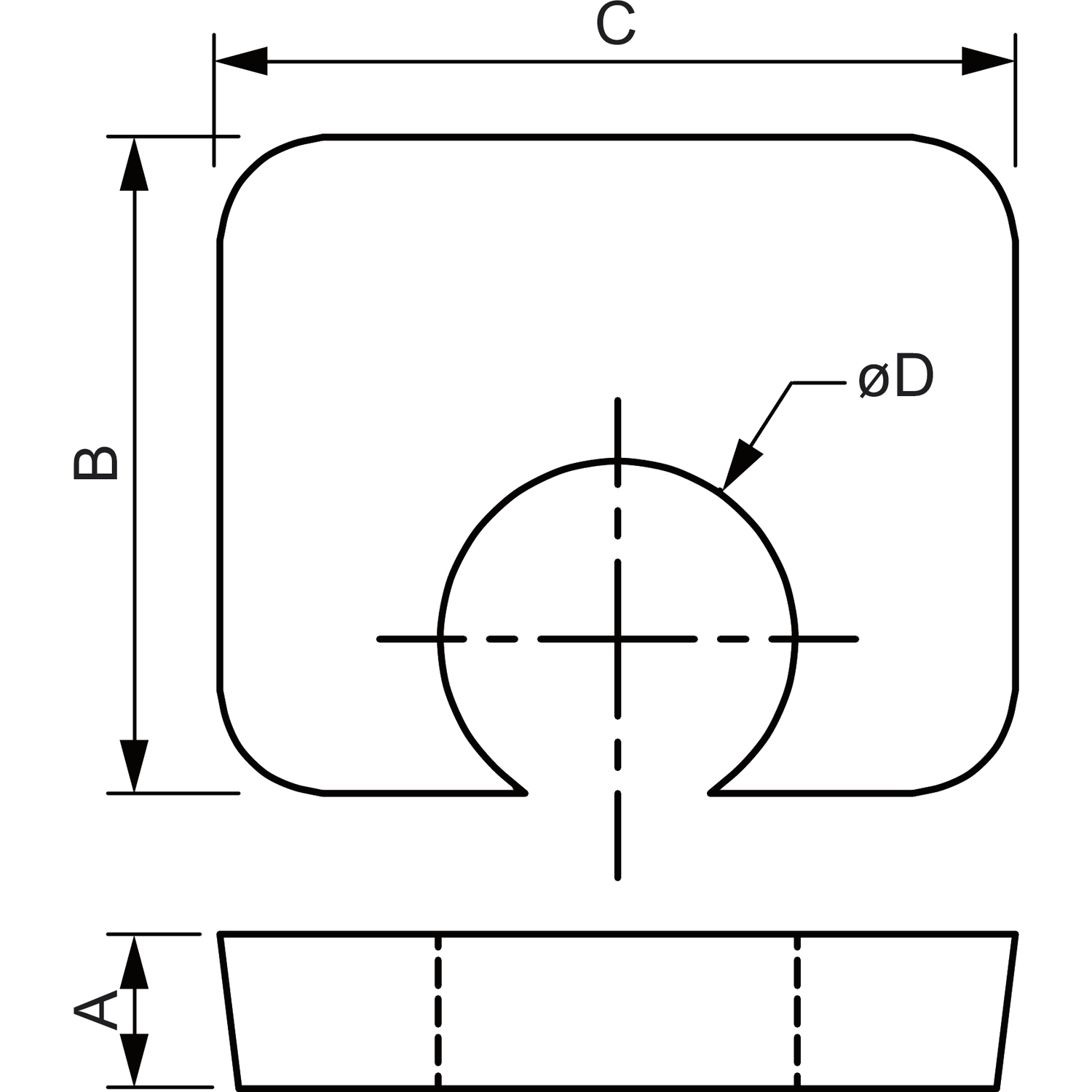ninka BEAM CLAMP Distanzstück BH1Z10 M10 H=2.0mm Stahl verzinkt (150 Stück)