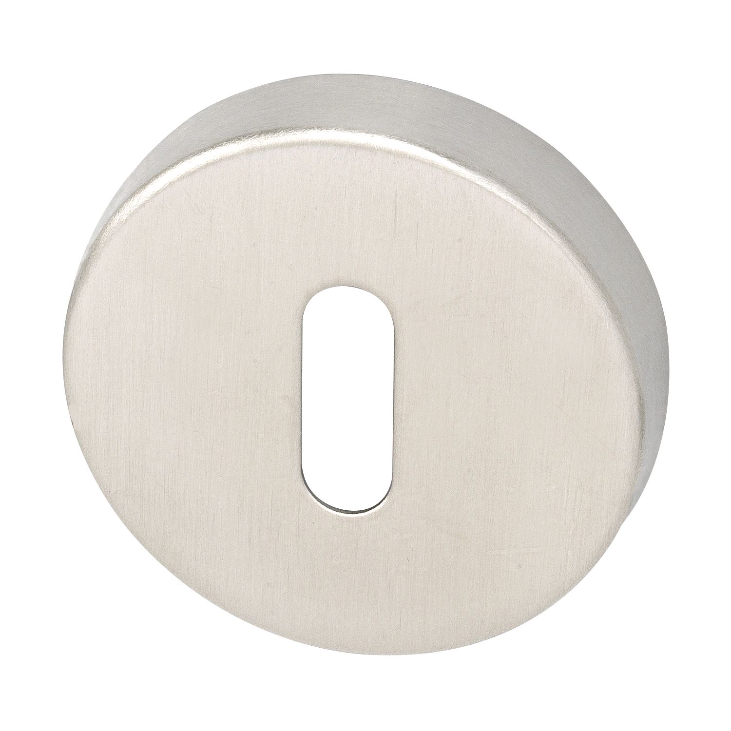 MARCHESI Schlüsselrosette BB, ø 50 mm, Höhe 7 mm, Edelstahl matt