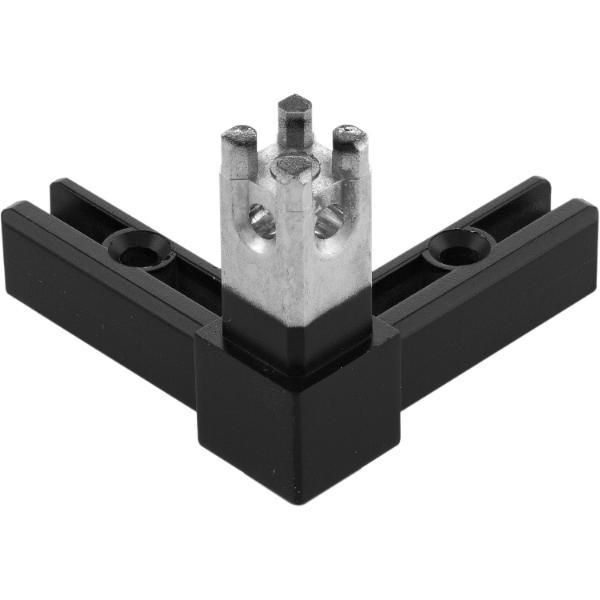 SCHÜCO ALUMIS Smartcube Eckknoten-Set freistehend 2-fach vertikal schwarz
