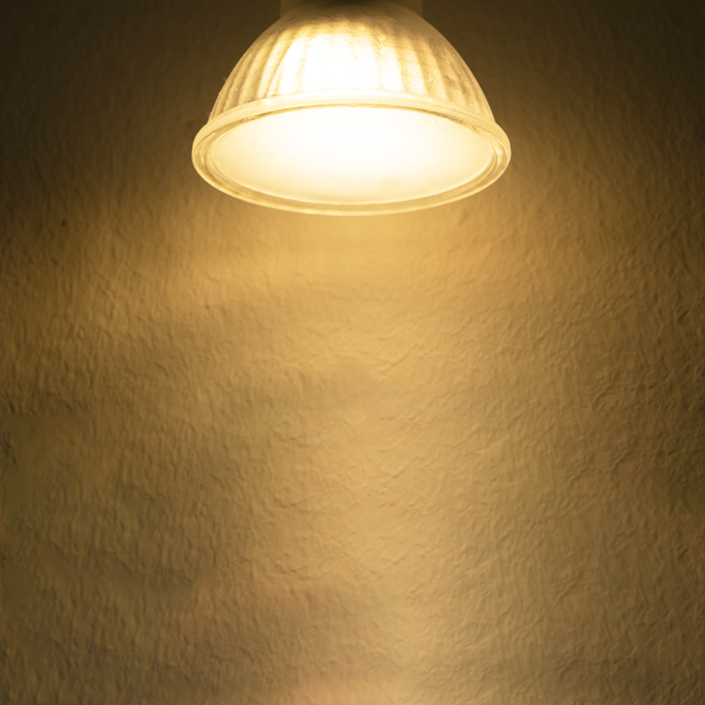 ISOLED GU10 LED Strahler 3W 270° opal warmweiß