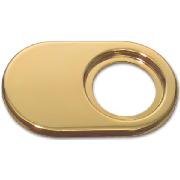 Hekna Anschlagplatte 534 Zamak vernickelt poliert