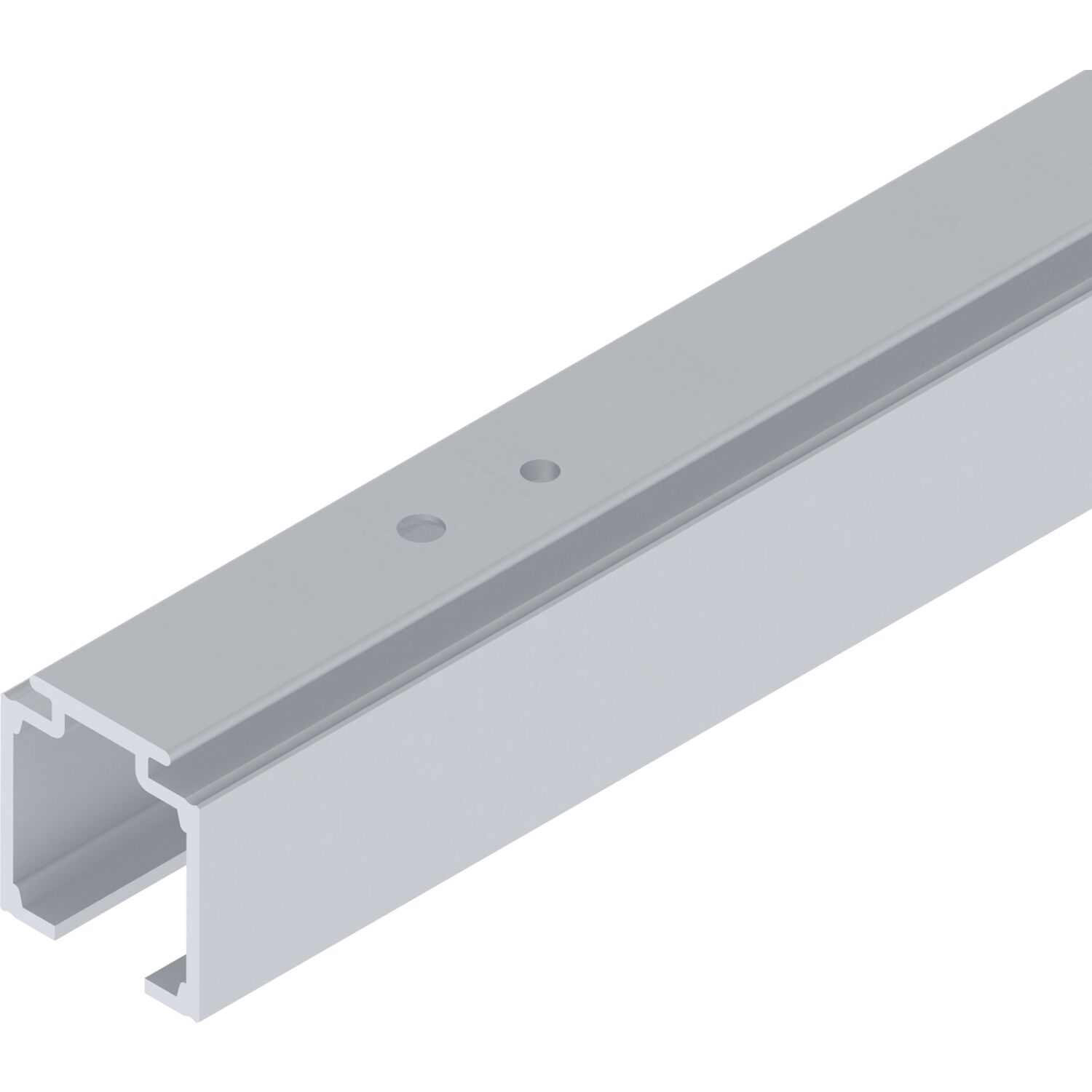 solido 100 Laufschiene auf Maß geschnitten silber eloxiert (250 mm)