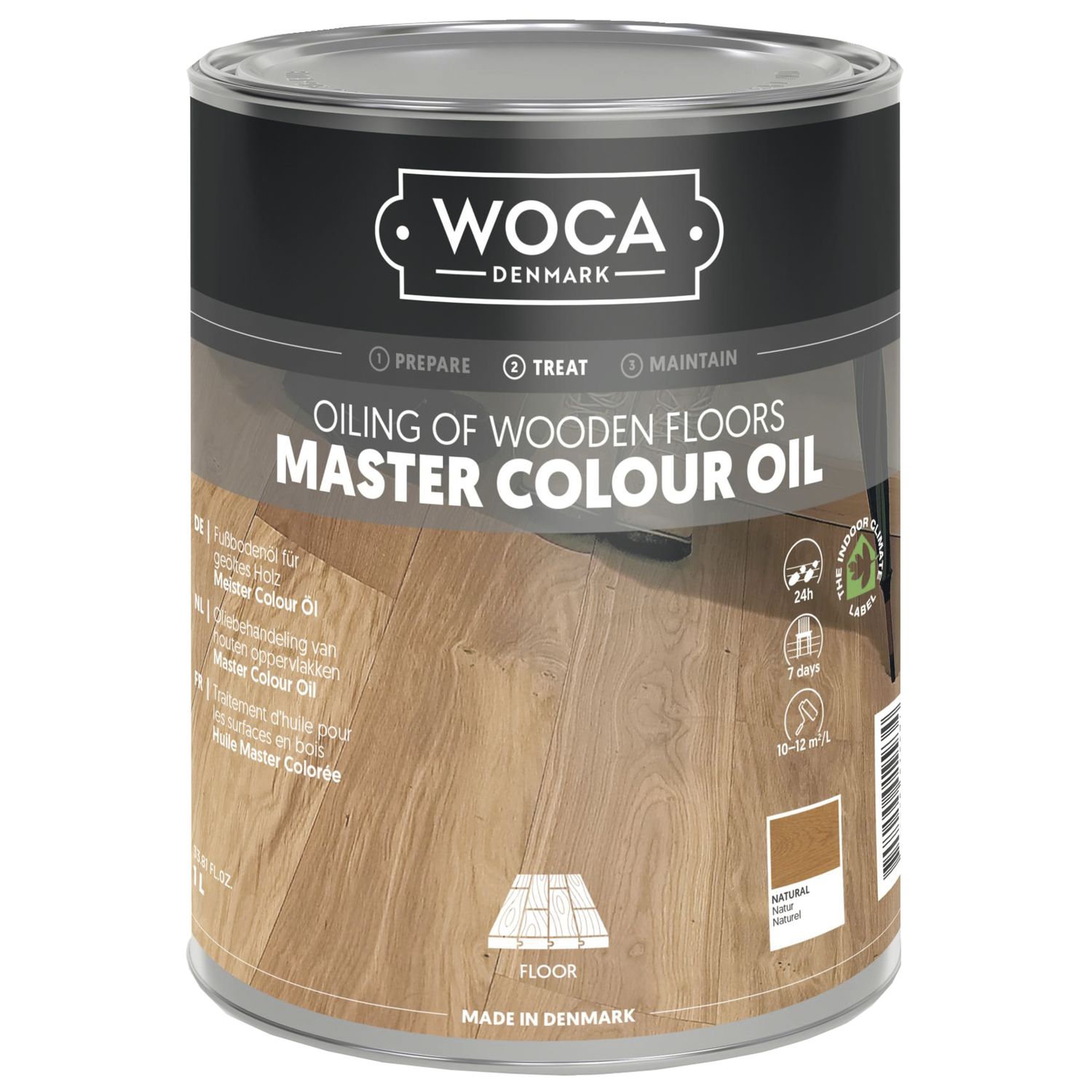 Woca Meister Colour Öl, Extraweiß 2,5 Liter