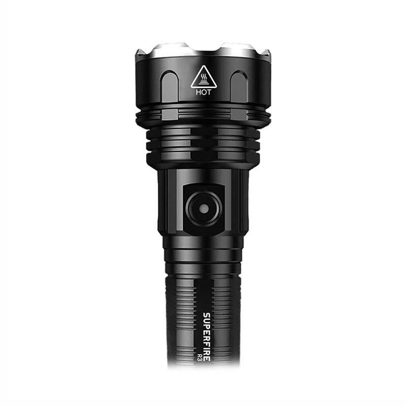 Superfire Taschenlampe R3 P90 2000 Lumen USB