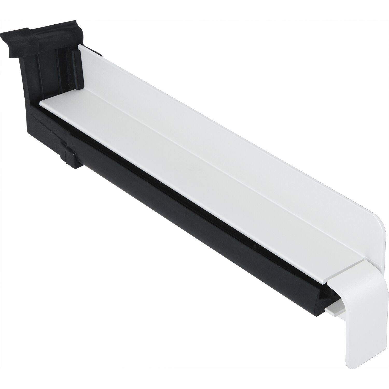 solido Seitenabschluss BF2504 mit Dichtteil für Sichtbeton Alu weiß lackiert 225 mm