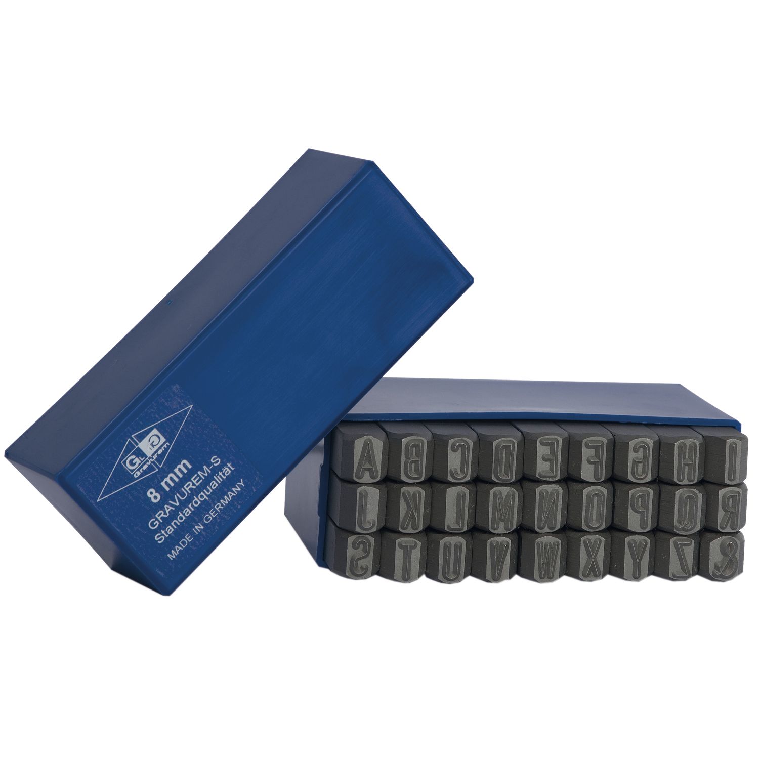 Schlagbuchstaben-Satz Standard 8 mm