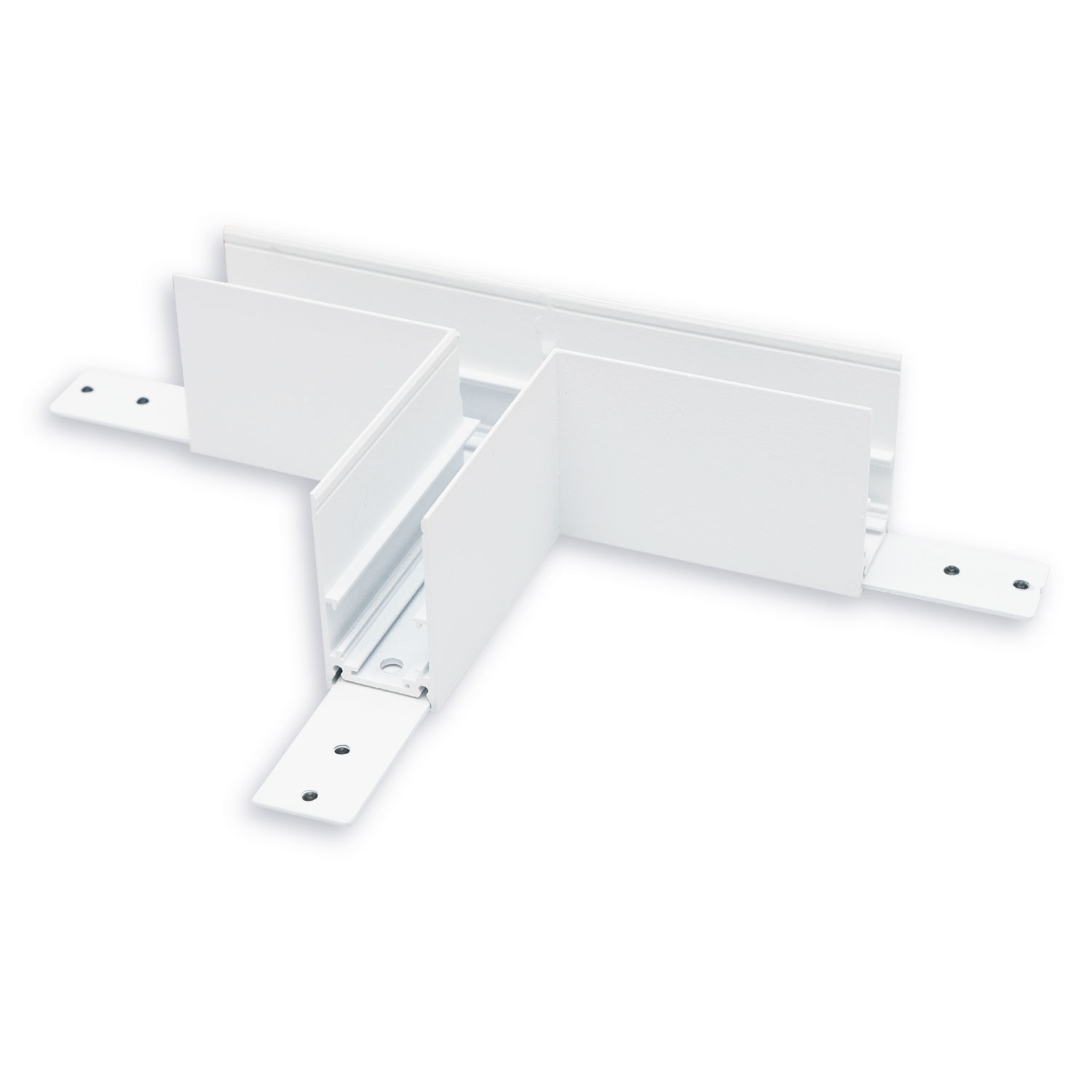 ISOLED Track48 T-Schiene horizontal für Aufbauschiene weiß nicht stromführend