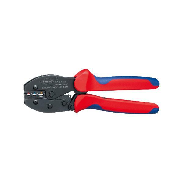 Knipex Crimpzange PreciForce® isolierte Kabelschuhe/Steckverbinder 0,5-6 mm²