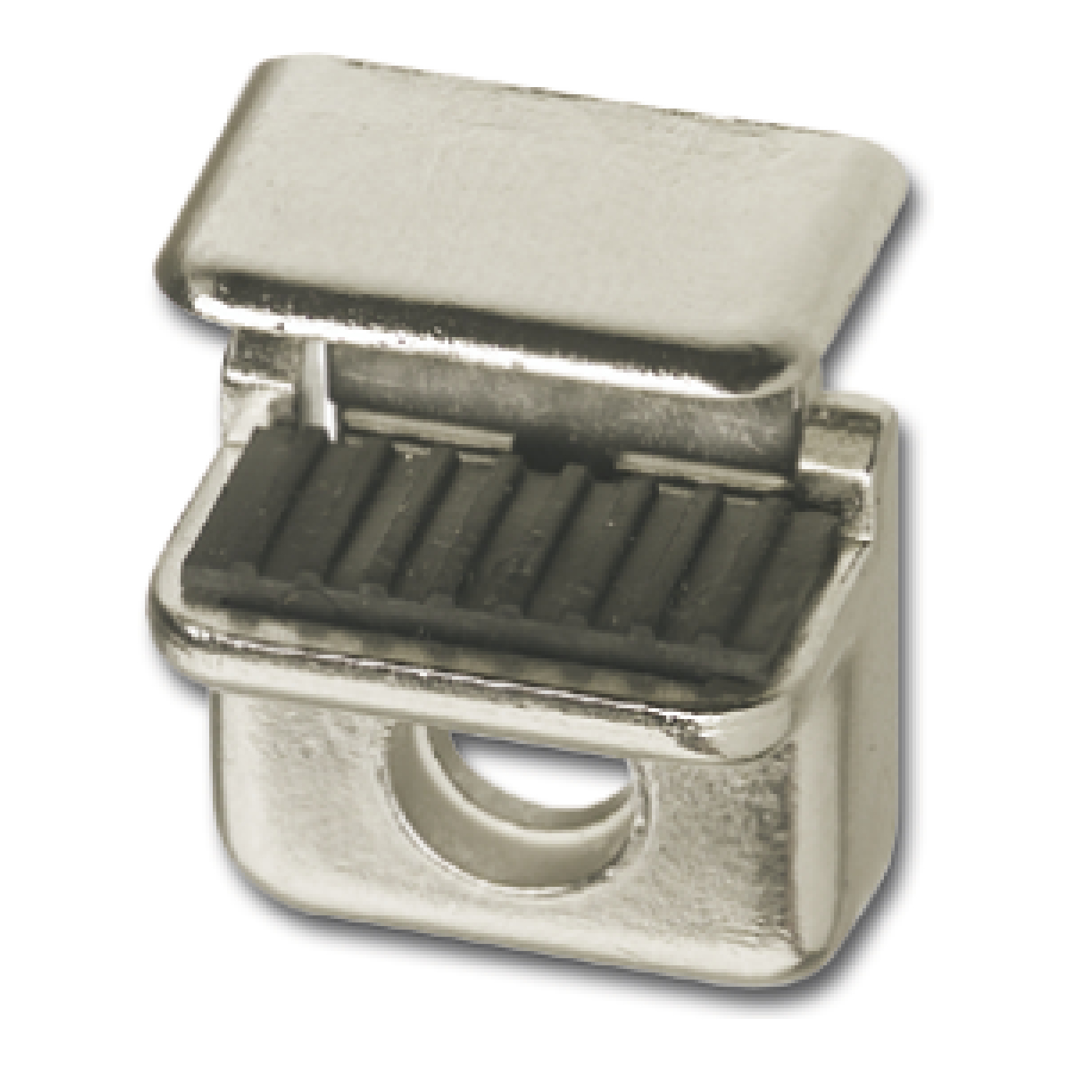 ITALIANA ferramenta Glasbodenträger Pull zum Anschrauben Glas 10-15mm VPE 100 ST