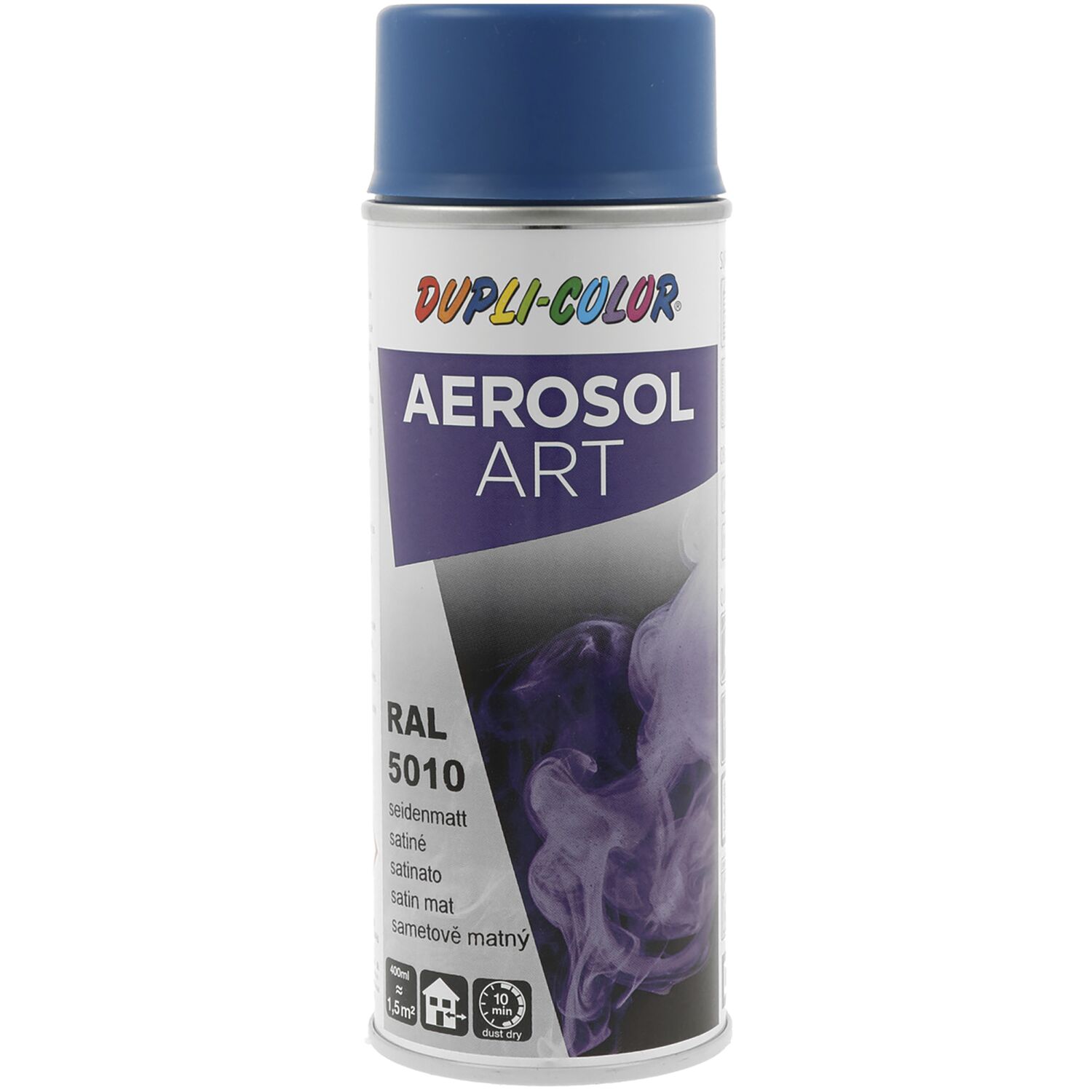 Dupli-Color Lackspray Aerosol Art 400ml enzianblau seidenmatt / RAL 5010 (400 ml)