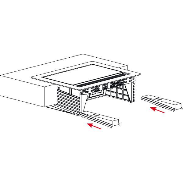 EVOline Flip Top Push S 3xSchuko schwarz