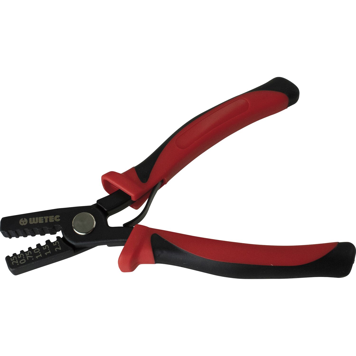 Kerbzange für Aderendhülsen und nicht isolierte Kabelschuhe 0.25 - 2.5 mm²