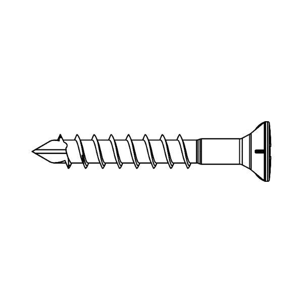 Maco #367828 MACO Sonderbohrschraube POWER, Holz/PVC, 4,5x38 mm, TX 20, silber (367828) (500Stk)