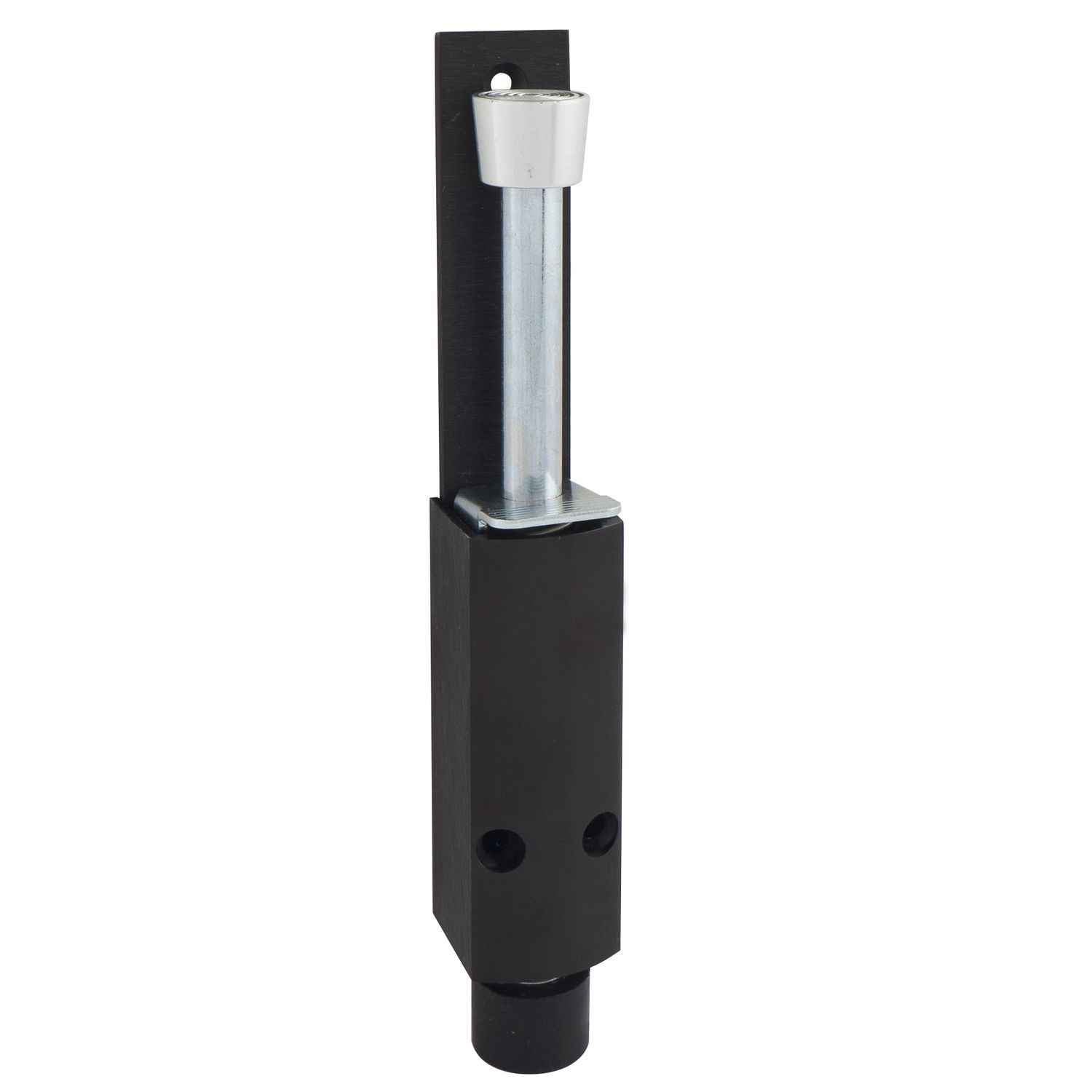 KWS Türfeststeller 1222 Hub 60 mm, 35 x 225 mm, Aluminium dunkelbraun eloxiert