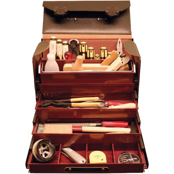 ninka Werkzeugtasche Vielzweck Leder mit Tischler Handwerkzeug 35-teilig