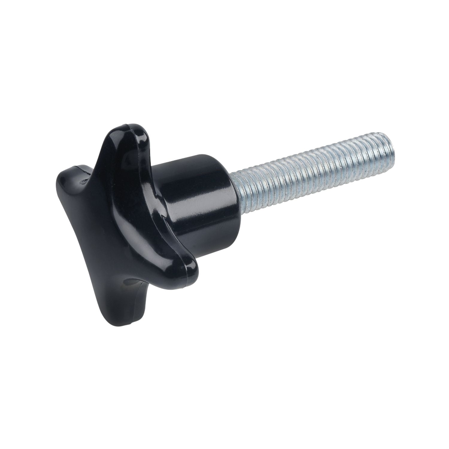 Otto Ganter GmbH & Co. KG Kreuzgriffschraube DIN6335 Kunststoff Außen ø 32 mm mit Gewindestift M 6 x