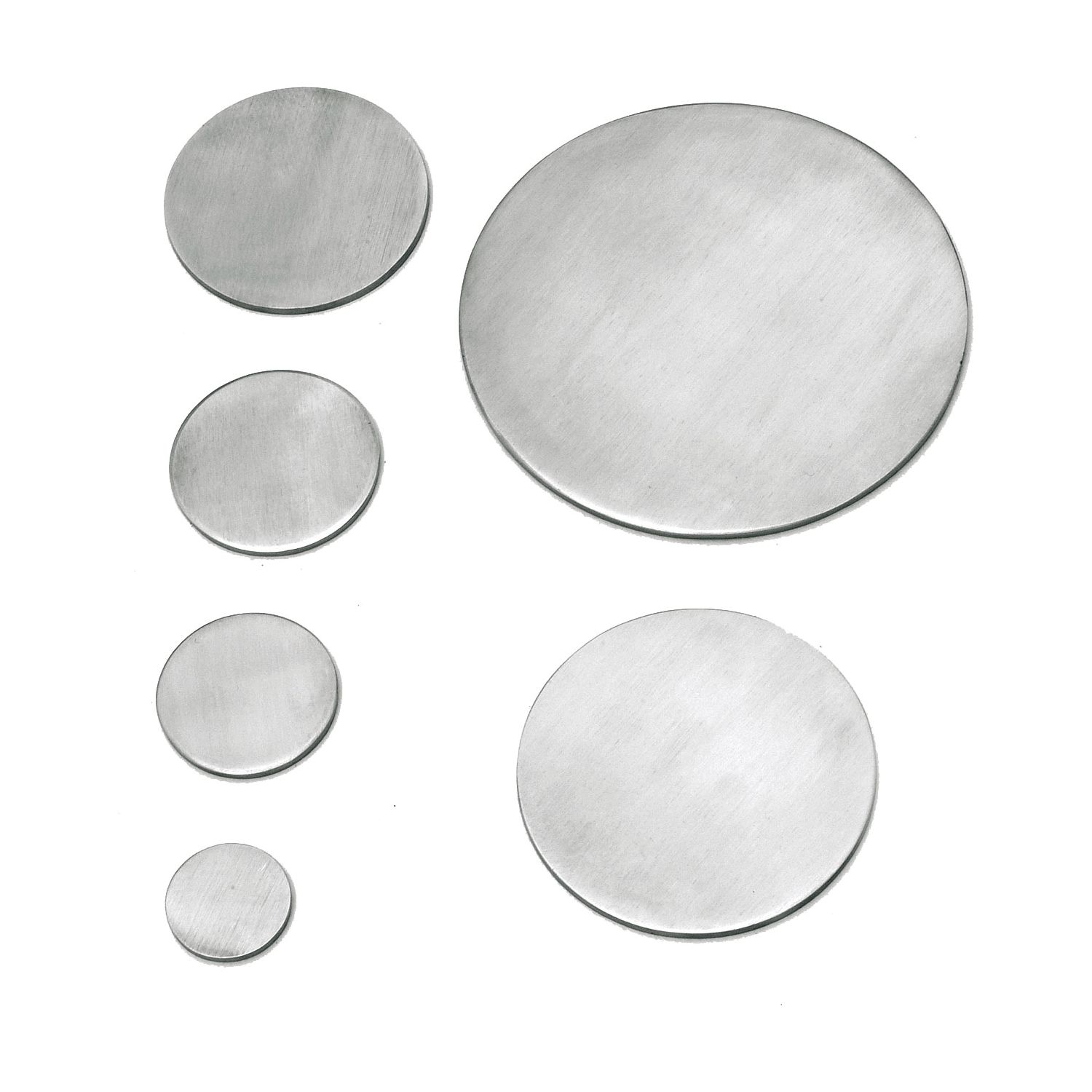 croso Ronde ø 60 mm, Materialstärke 4 mm, Edelstahl einseitig geschliffen V2A