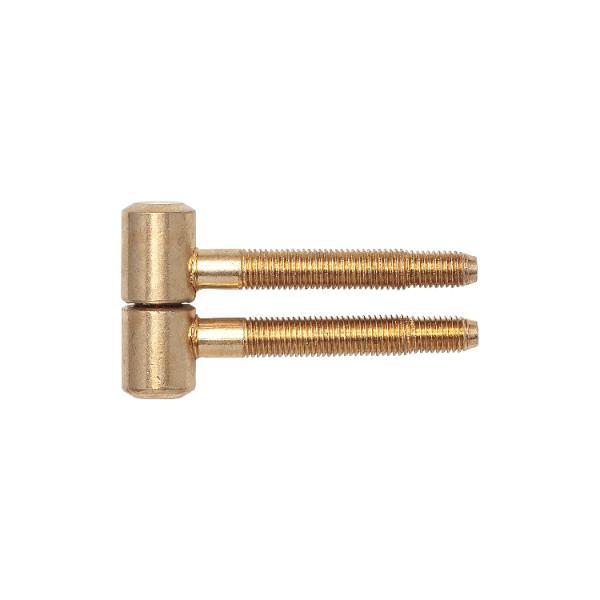 SFS Einbohrband für Futtertüren, 16 mm, Stahl vermessingt