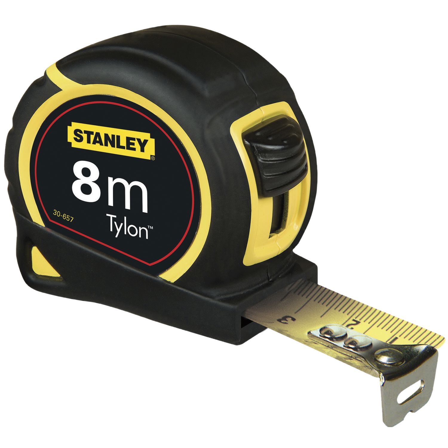 Stanley Rollbandmaß Tylon 8 m EG-Prüfzeichen Genauigkeit II