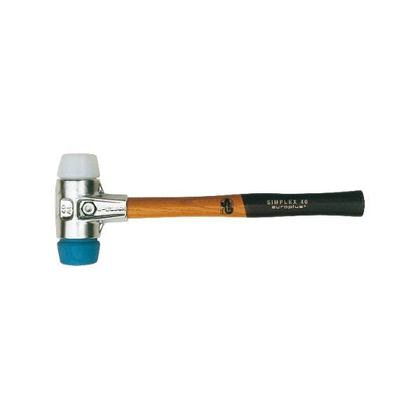 Halder Schonhammer Alu Kopf ø 60 mm TPE-Soft/Superplastik Hickory Stiel