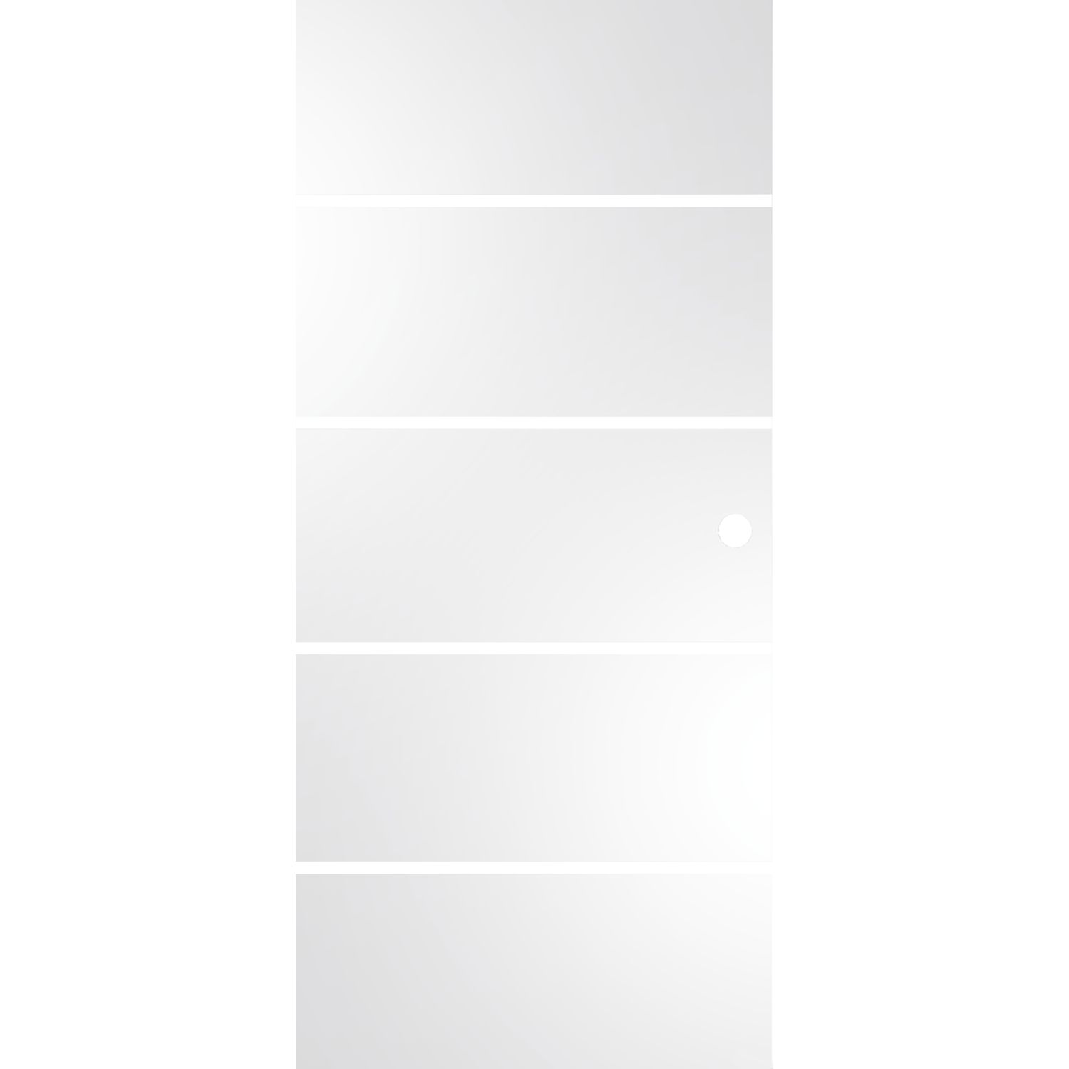 Glasschiebetür Sensita 15, mit Muschelgriff Bohrung 920x2100 mm
