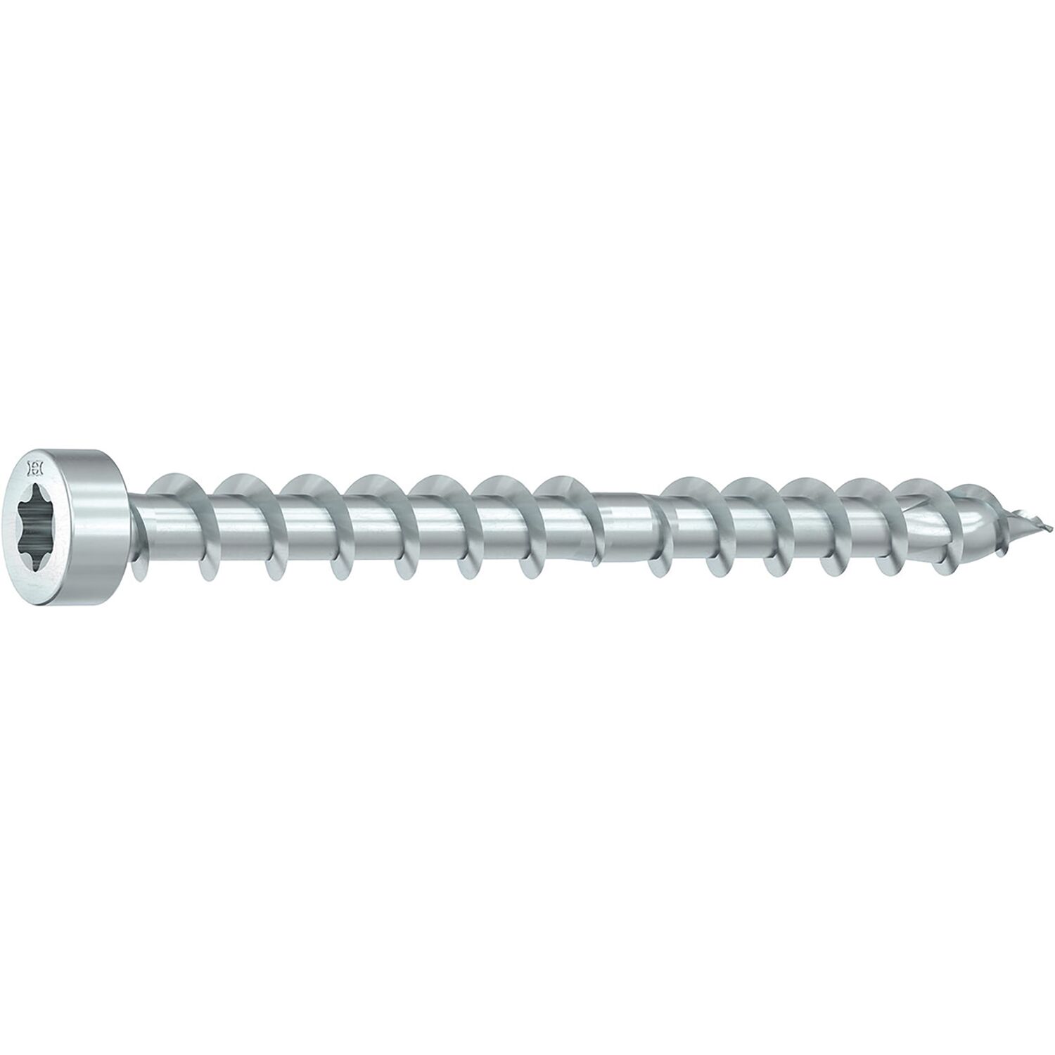 HECO-CC Holzbauschraube Zylinderkopf 8.5x300 TX40 verzinkt-blau mit Bewertung (50 Stück)