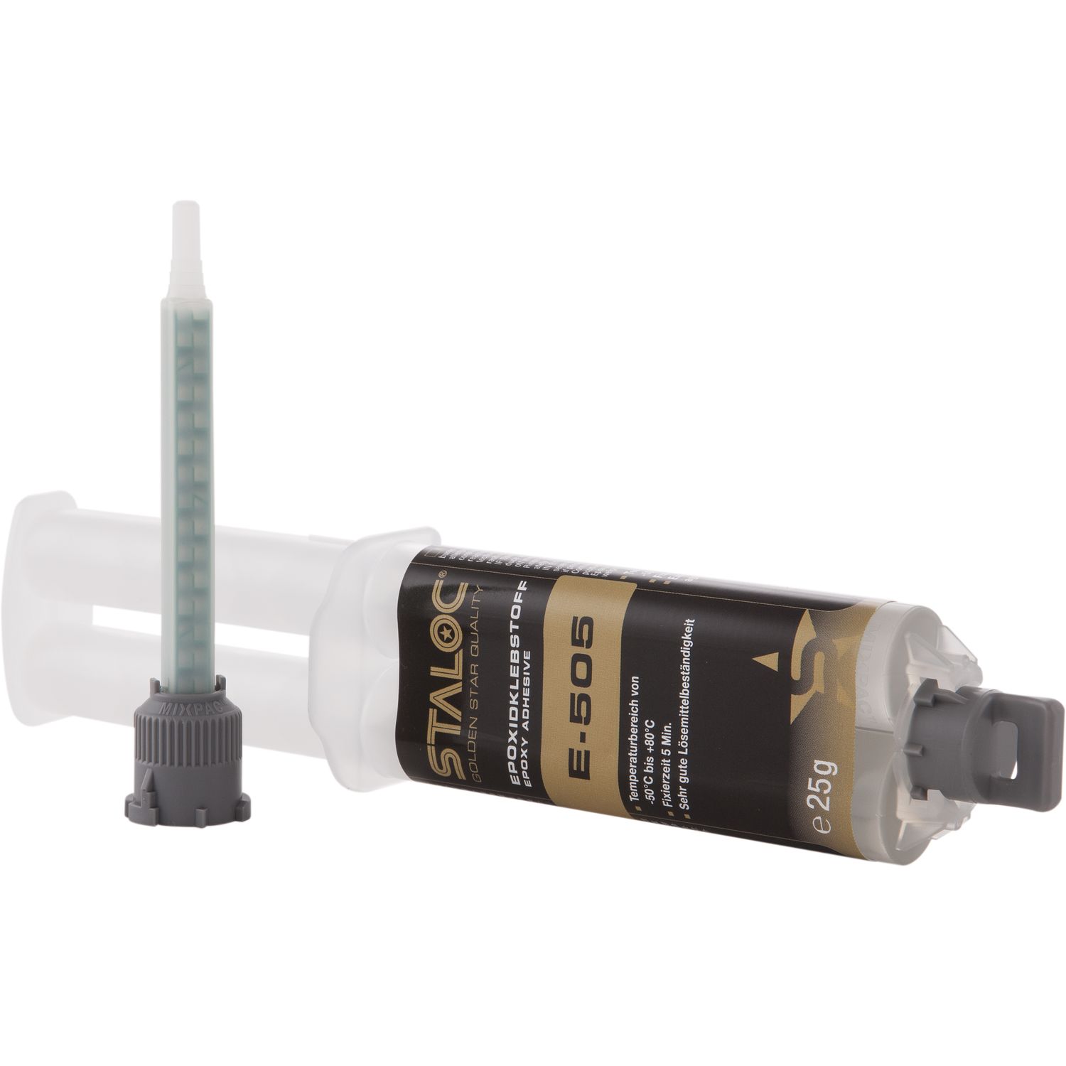 STALOC E-505 Epoxidklebstoff 25ml transparent + Mischer (25 ml)