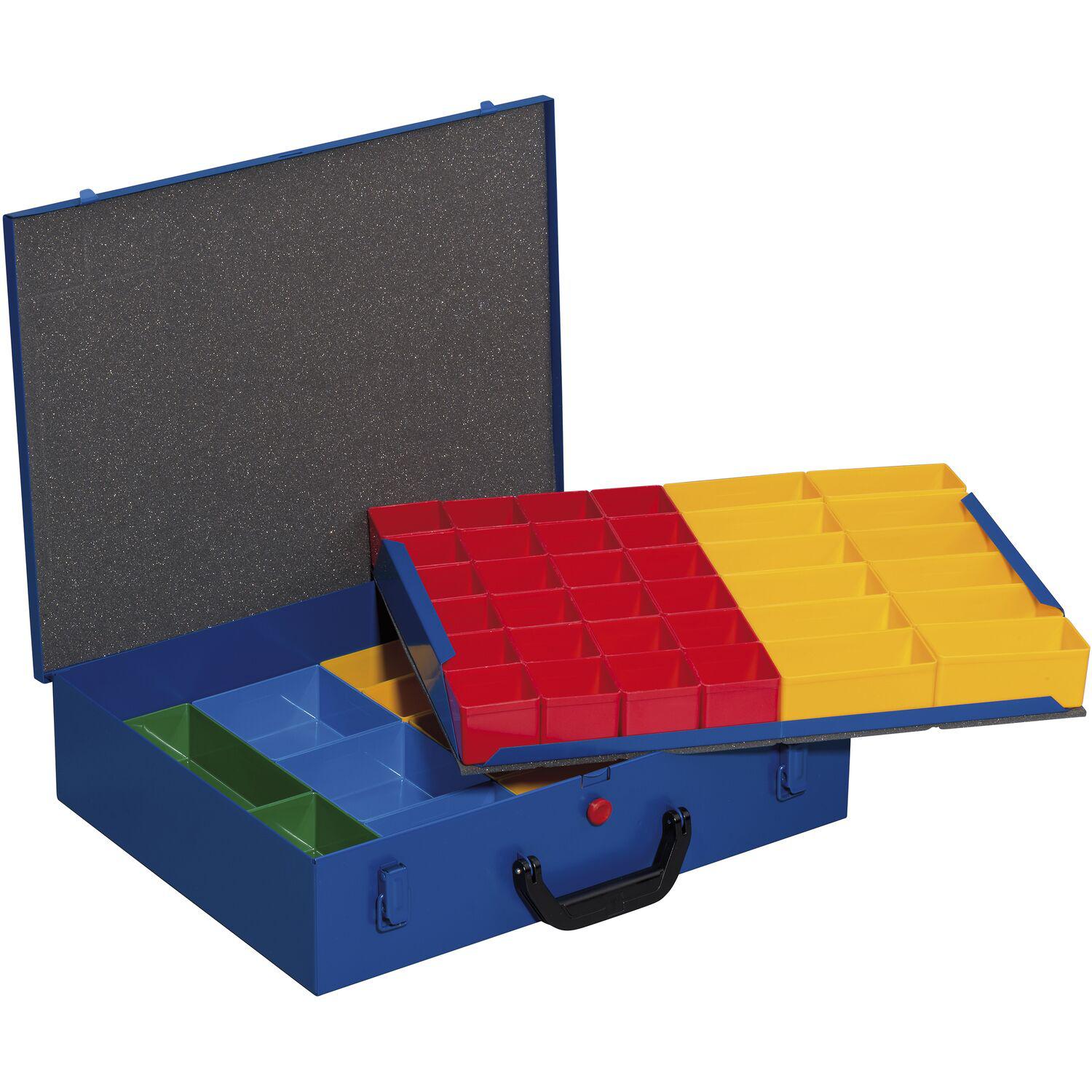 Allit Sortimentkoffer Euro Plus Pro M 44/2L-59 aus Metall mit 59 Einsätzen