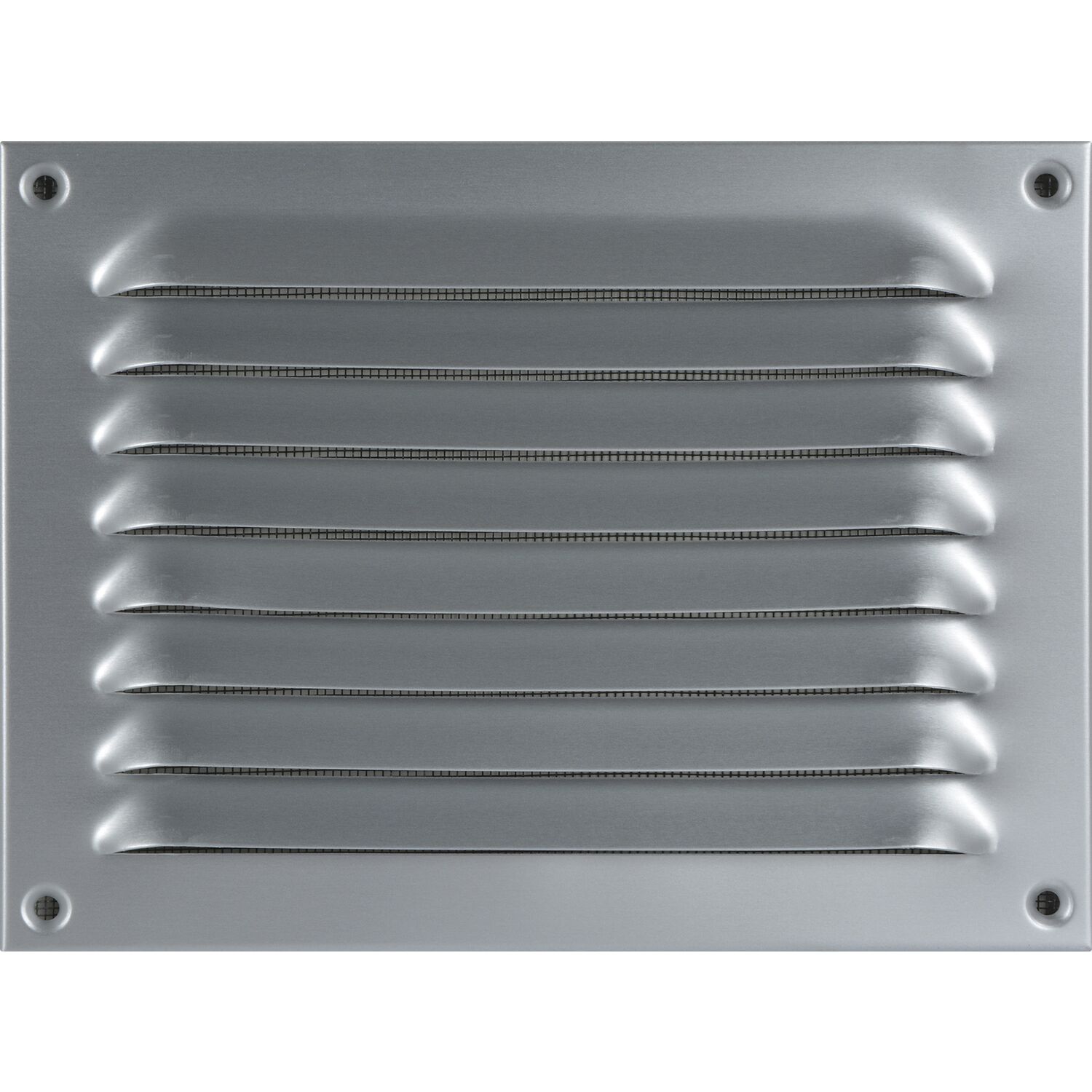 UPMANN Wetterschutzgitter aufschraubbar eckig 230x170 mm Alu silber