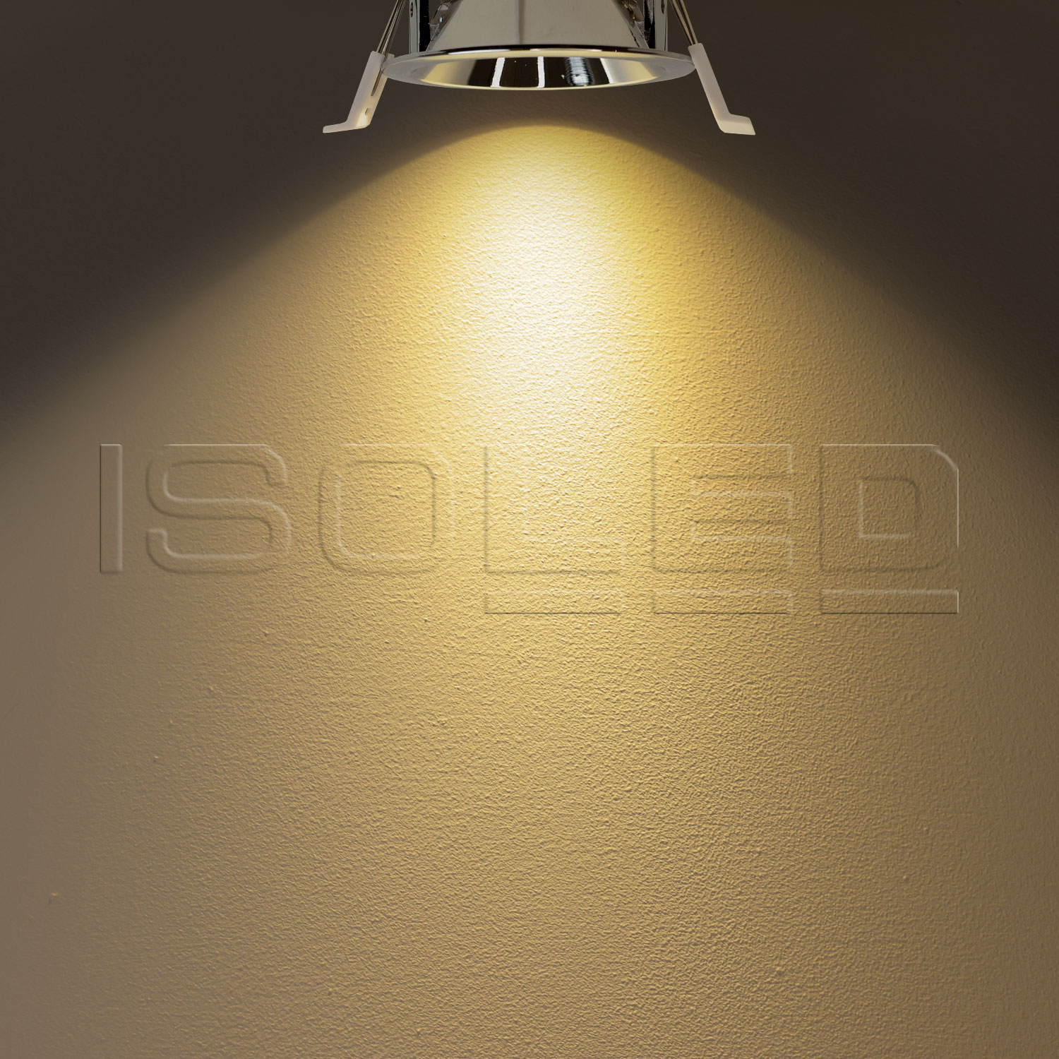 ISOLED LED Einbaustrahler BACK60 alu glänzend rund 5W CRI90 2700K rückversetzt UGR