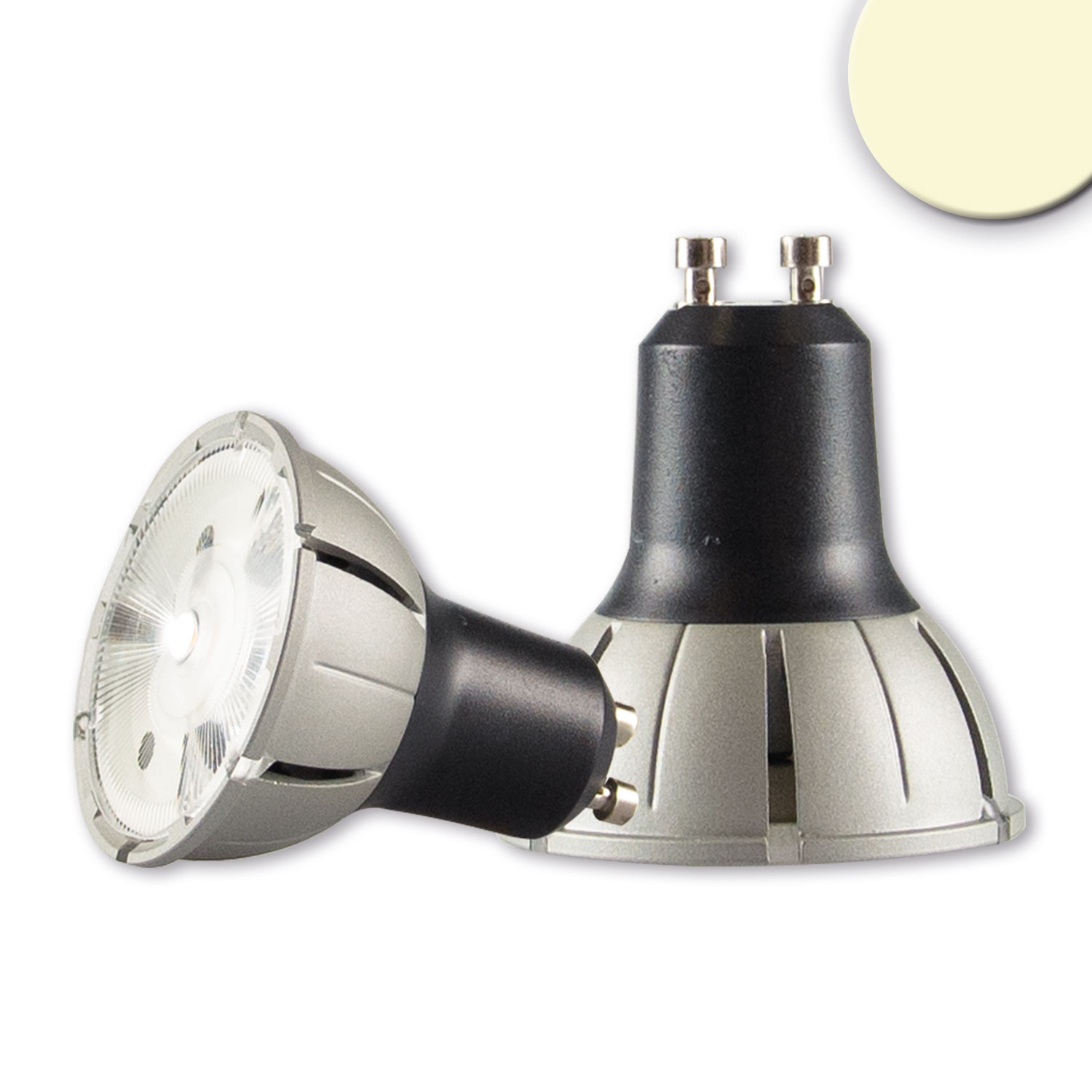 ISOLED GU10 LED Strahler 8W COB 10° 2700K dimmbar