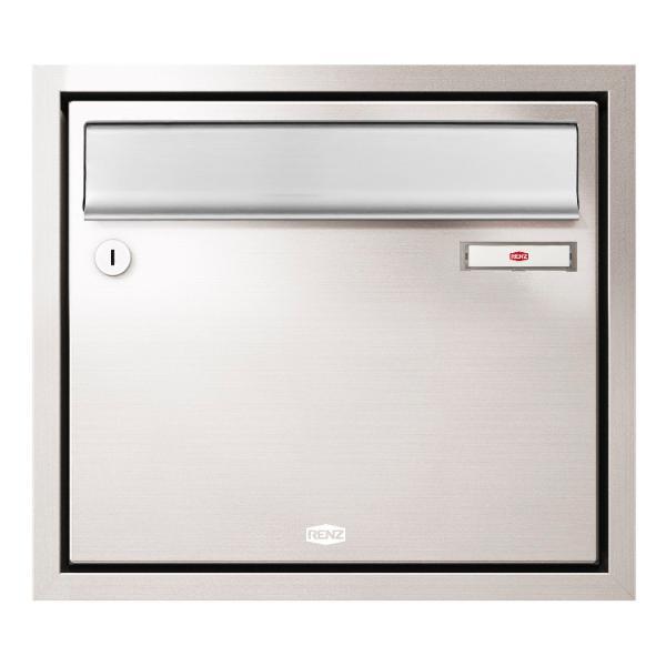 RENZ Unterputzbriefkasten 370 x 330 x 100 mm, Stahl weiß RAL 9016