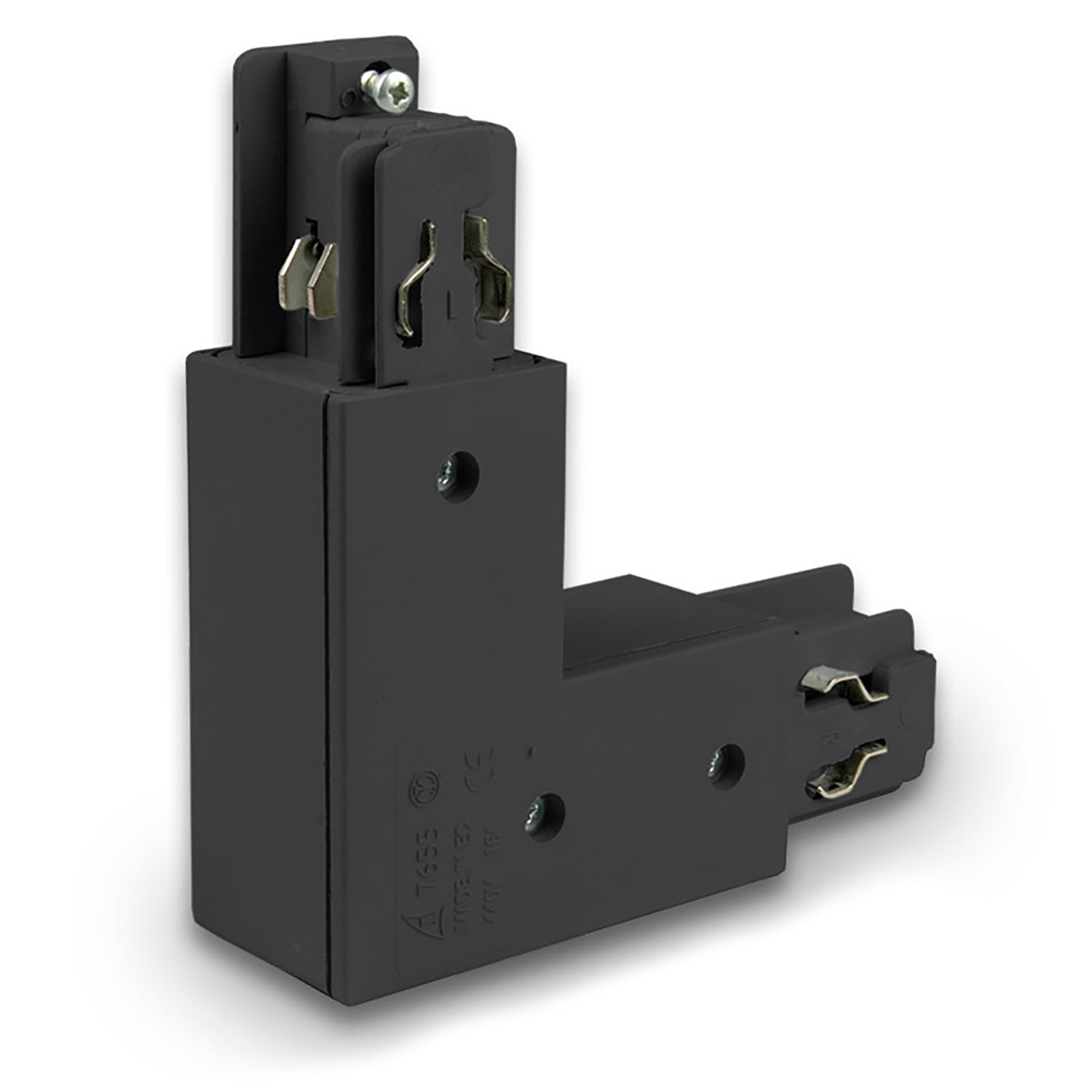 ISOLED 3-Phasen Classic L-Verbinder N-Leiter innen Schutzleiter außen schwarz