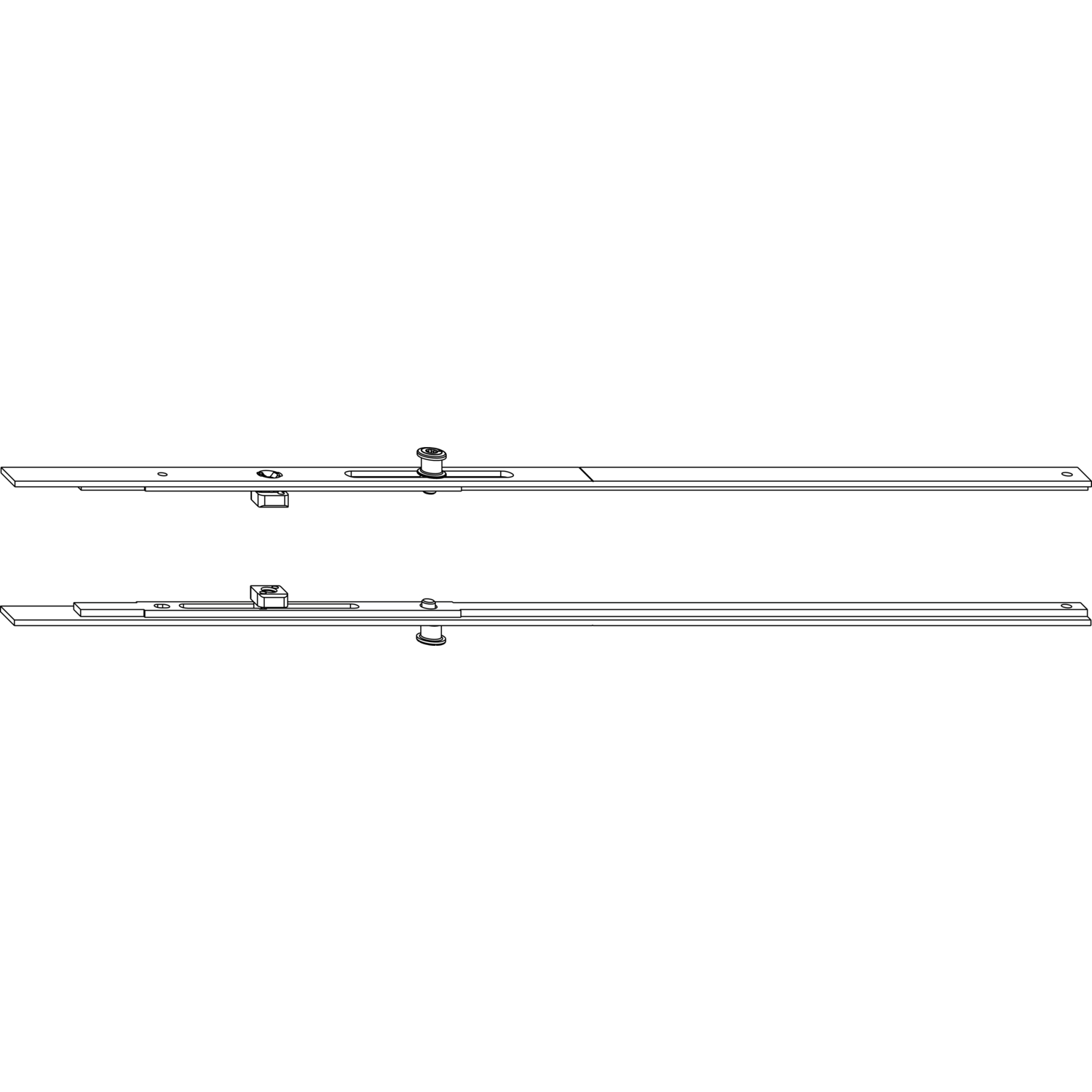 Maco #455520 SKB-Z Breitenteil-Set Gr. 3, 1iS, FFB 1251-1450 mm, silber (455520)