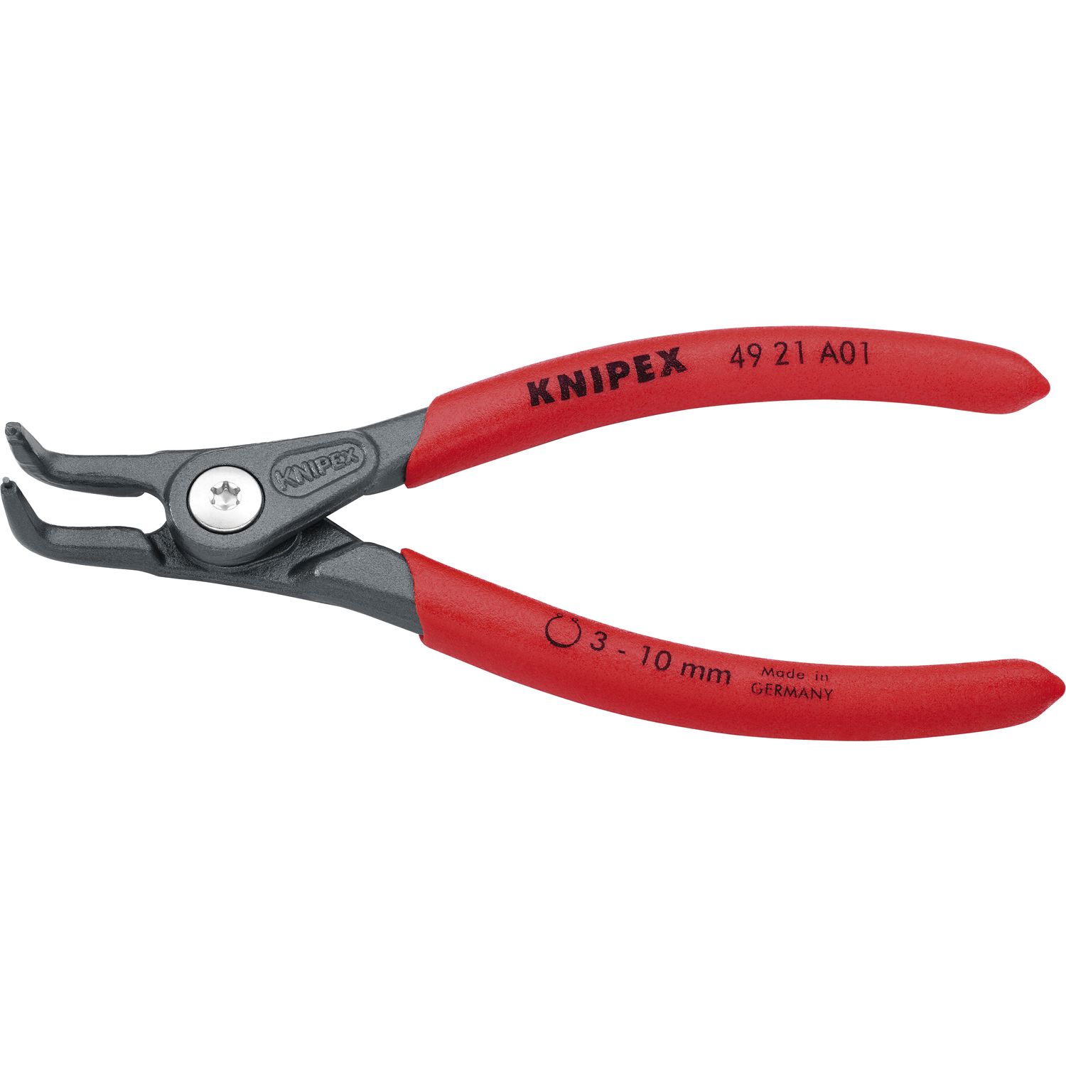 Knipex Präzisions Sicherungsringzange 4921 A01 DIN 5254 B außen gebogen