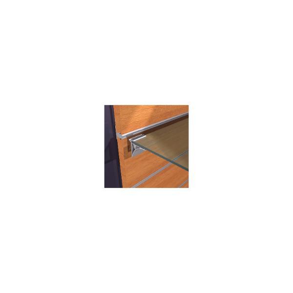 ALU-STYLE Wall Sys Glastablarträger Aluminium