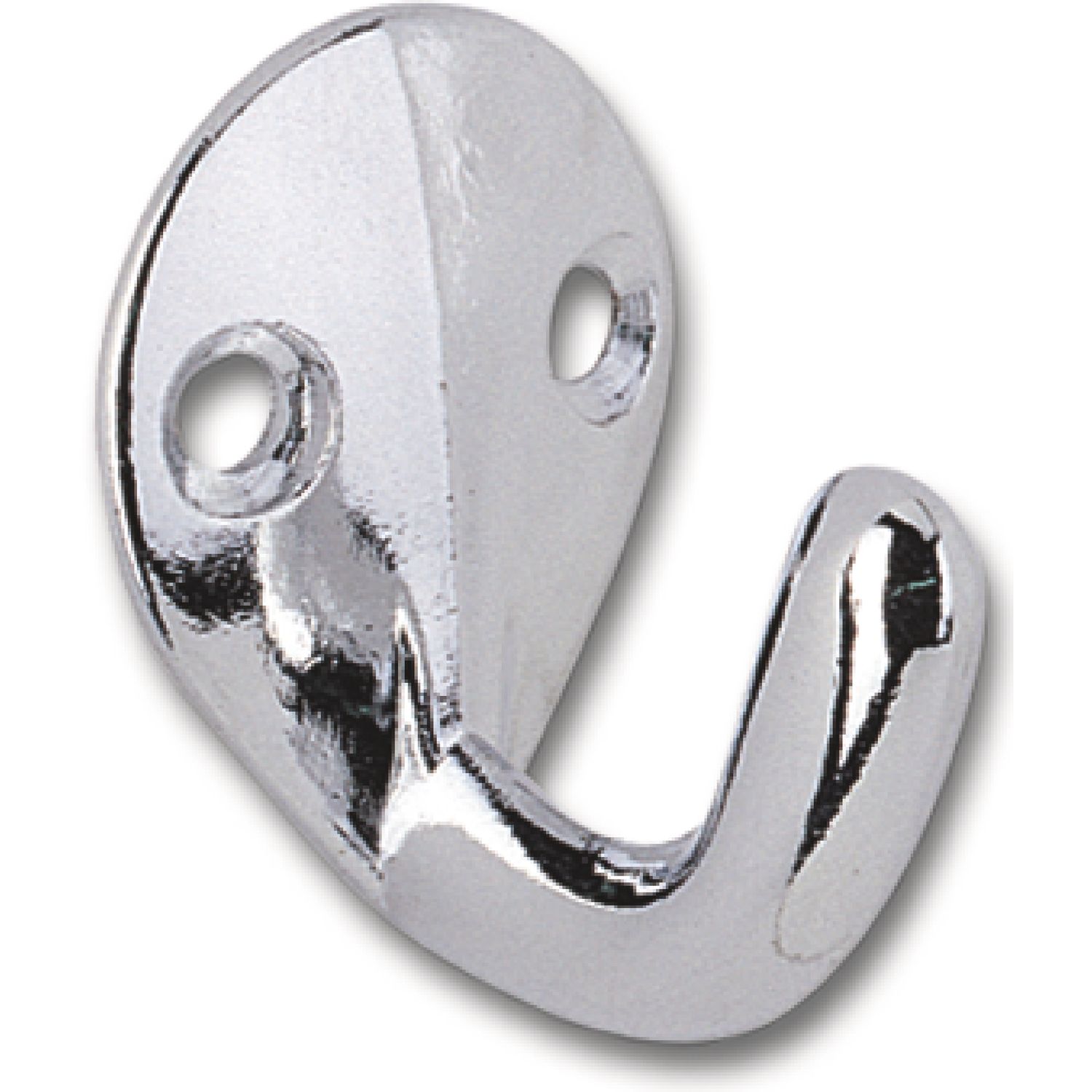 SIRO Mantelhaken Epsilon Breite 27mm Höhe 37mm Zinkverchromt poliert