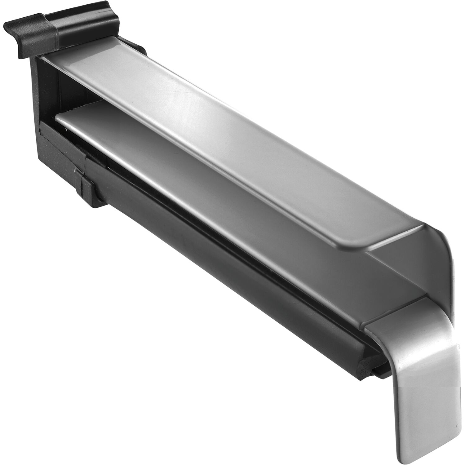 solido Seitenabschluss BF2506 mit Dichtteil für Putz Alu graualuminium lackiert 130 mm