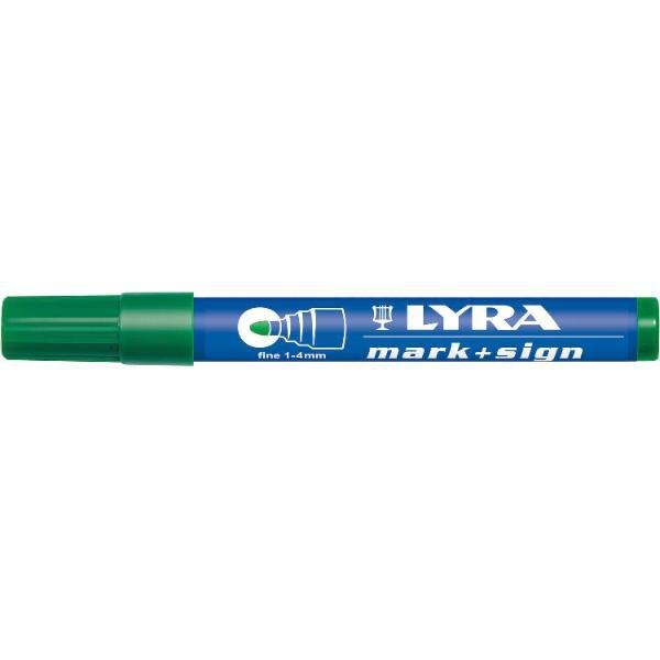 Lyra Permanent-Marker 112 Strichbreite 1-4 mm grün runde Spitze