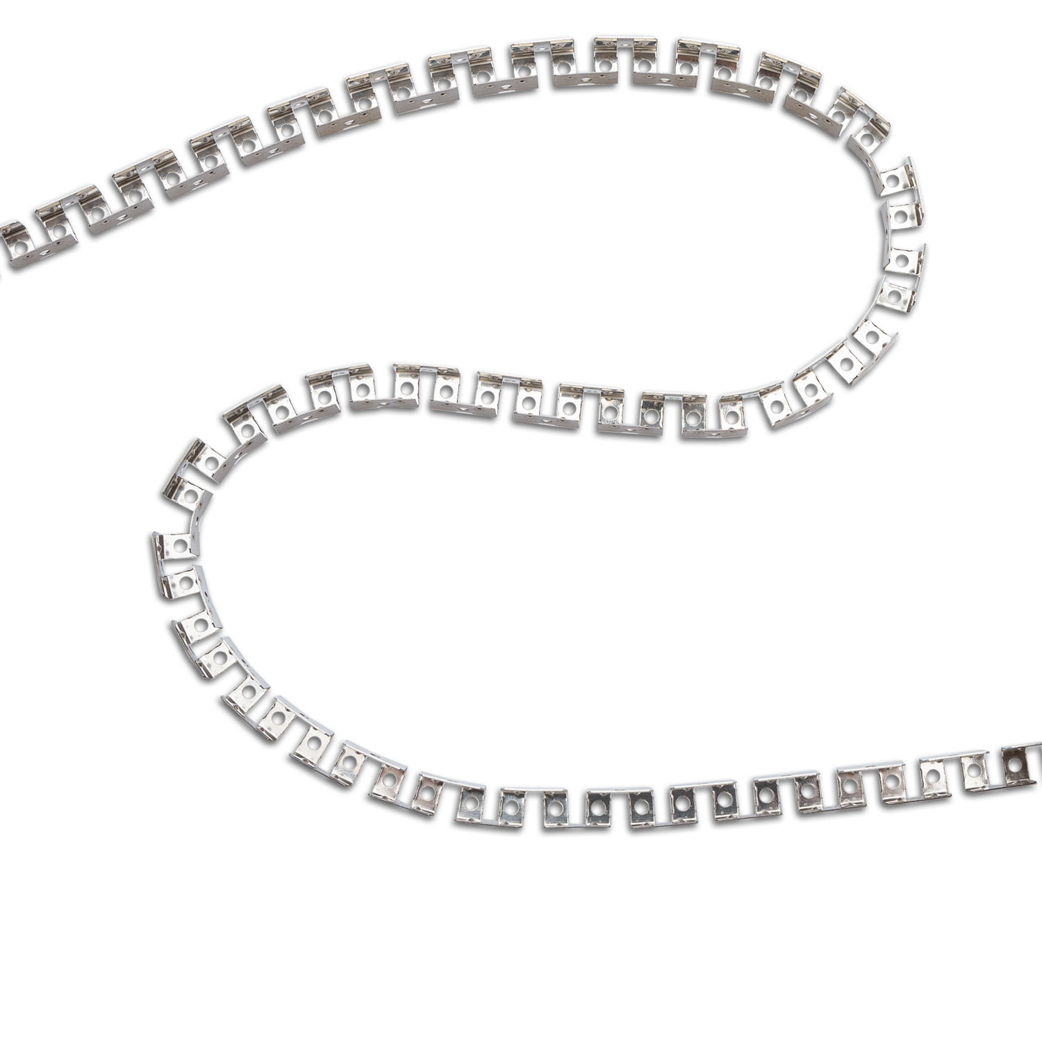 ISOLED LED Aufbauprofil eloxiert gezahnt und flexibel für NEON Flexband B08H12 100 cm