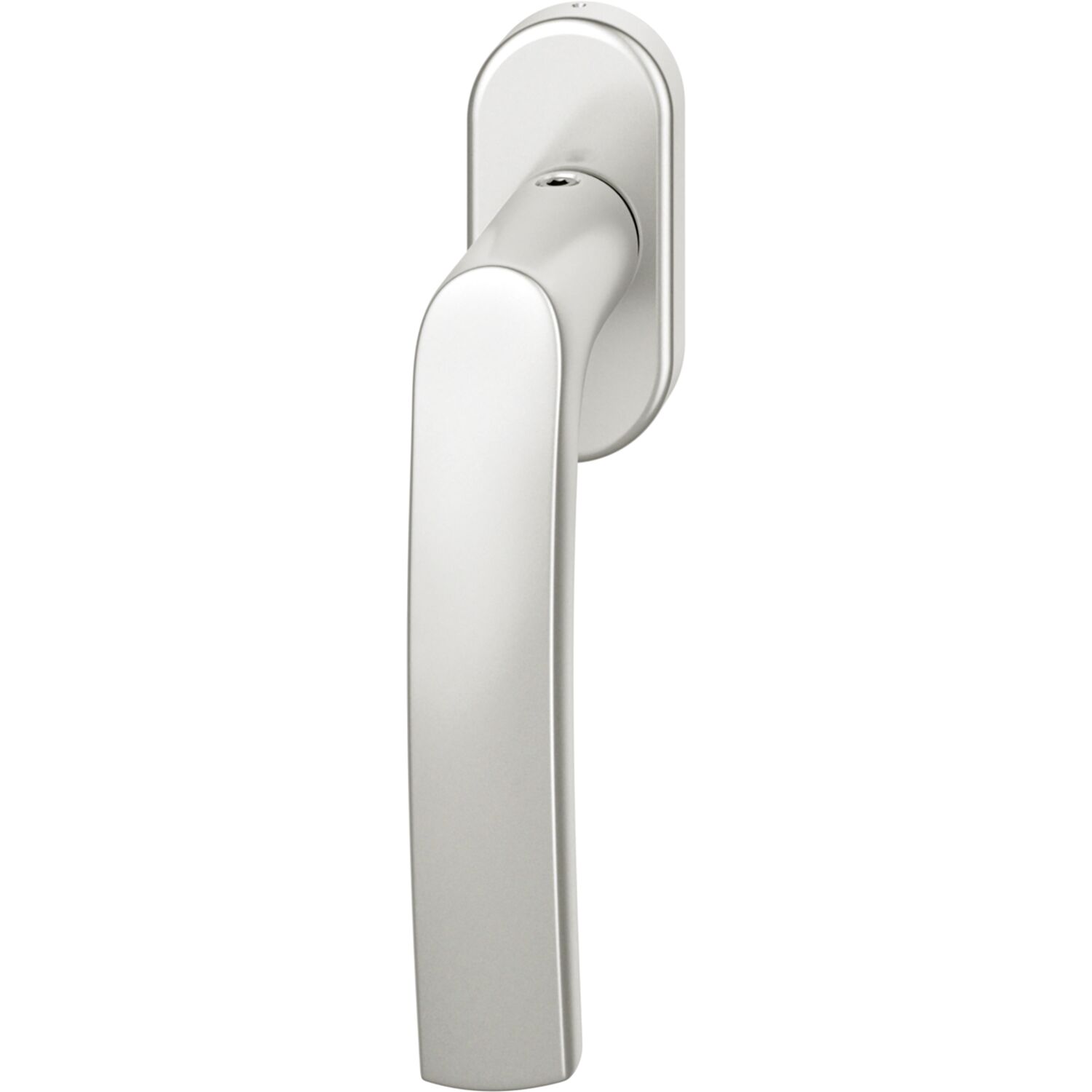 FSB FSB Fenstergriff 34 1015 ovale Rosette, Aluminium silber eloxiert