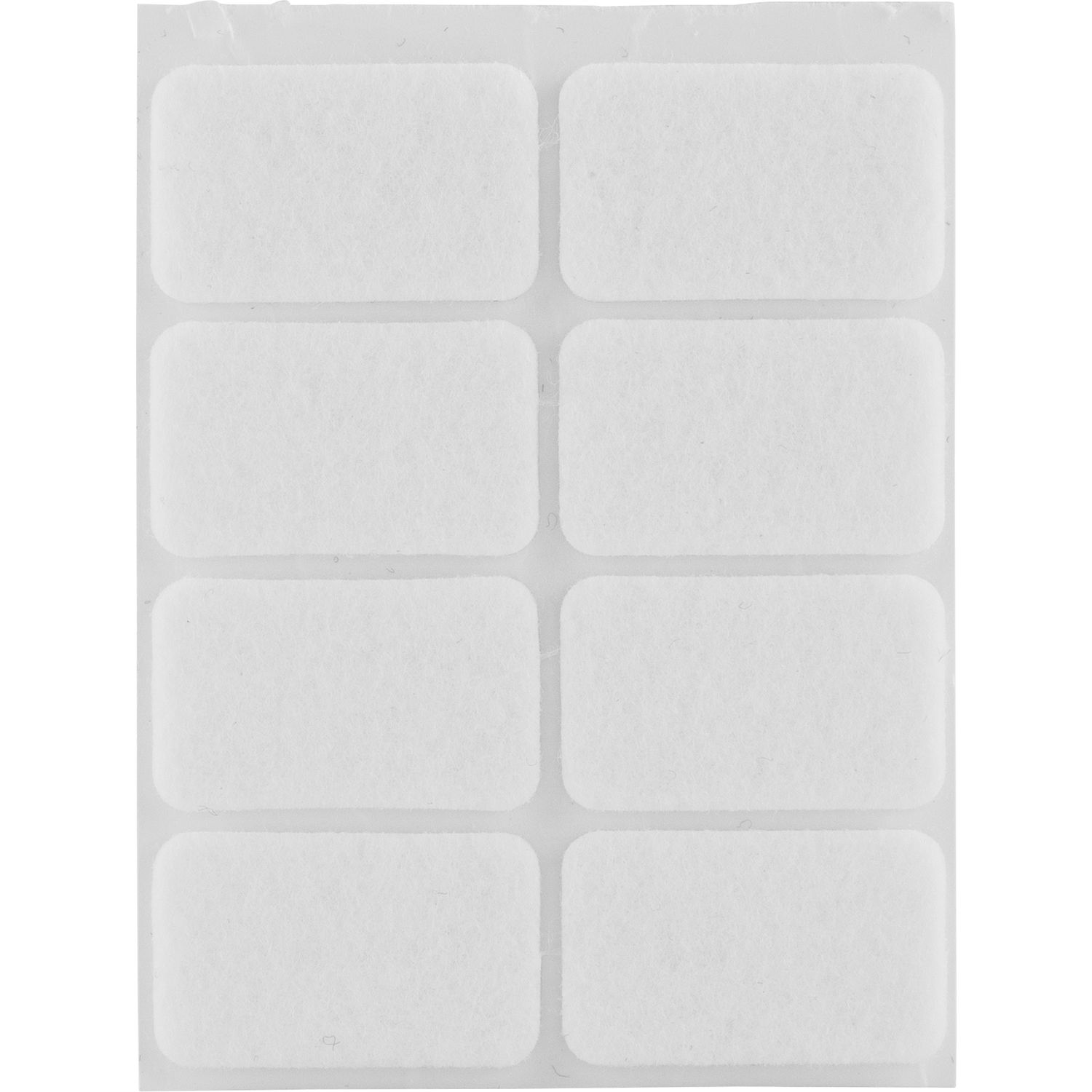 Filzgleiter 36 x 22 x 3 mm selbstklebend weiß