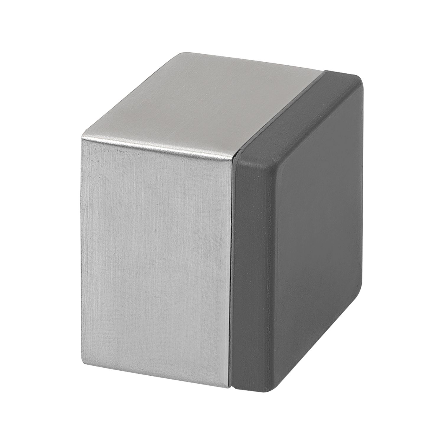 MARCHESI Wandtürpuffer - 25 x 25, Länge 20 mm, Edelstahl matt