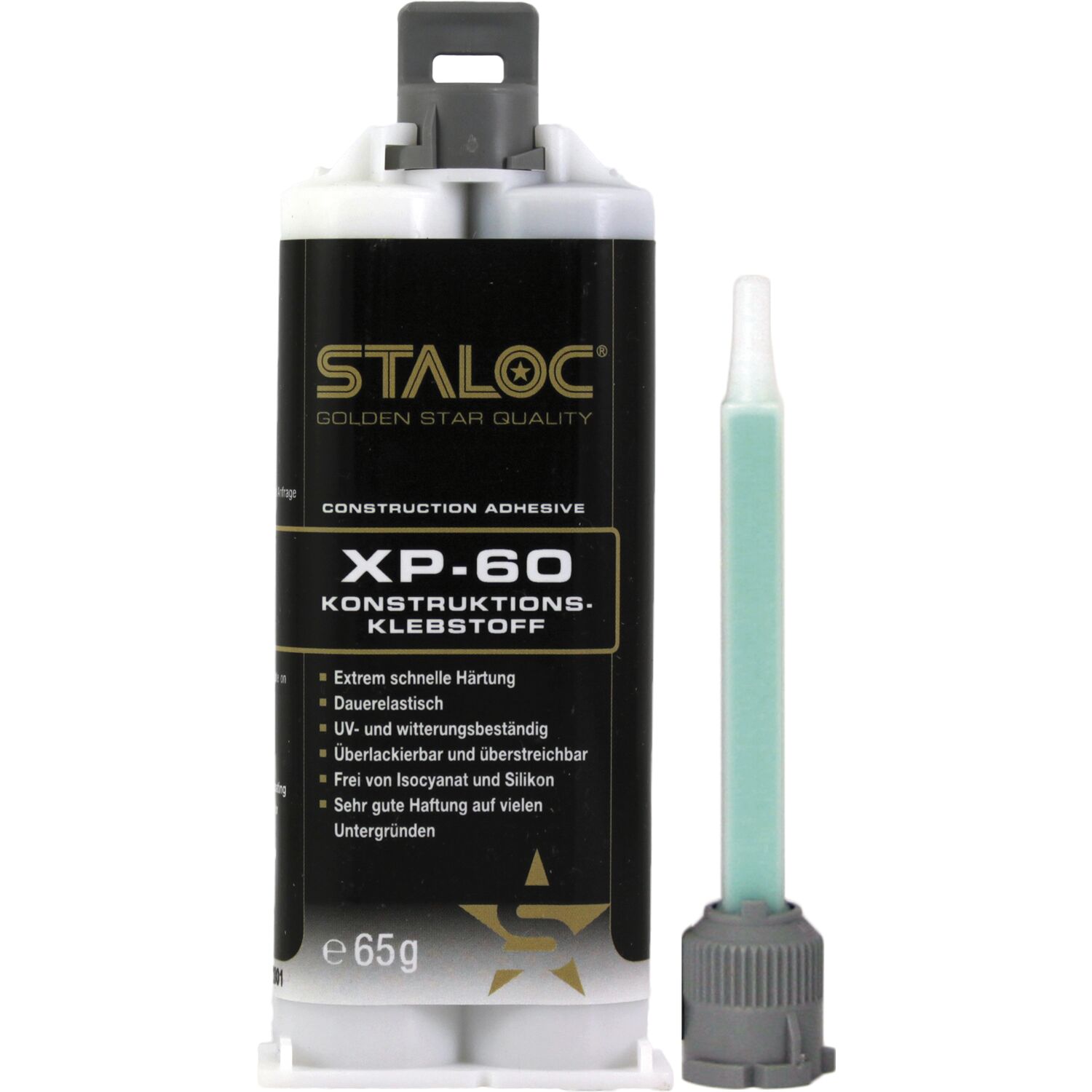 STALOC 2K Konstruktionsklebstoff XP60 grau 65g + Mischer