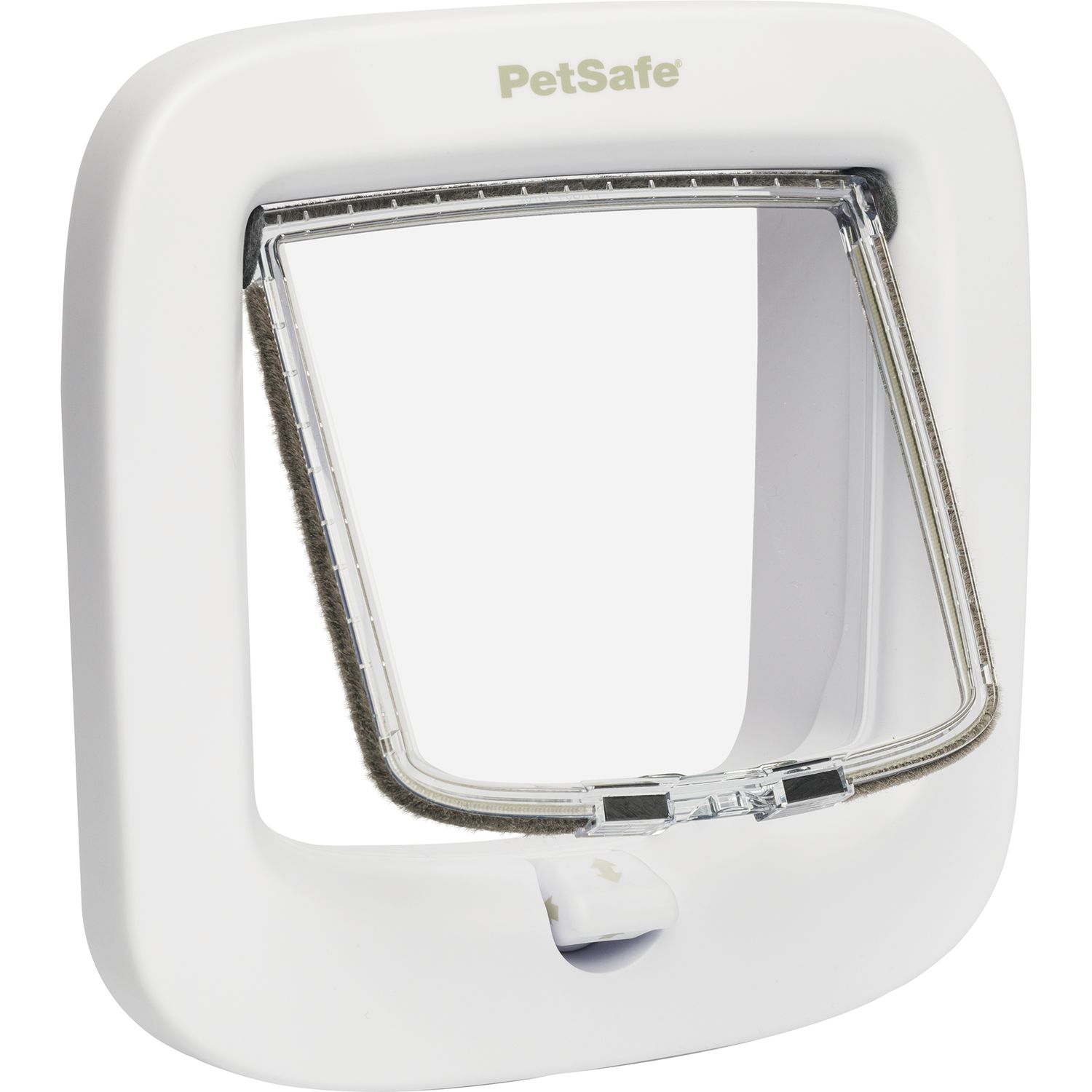 PETSAFE Katzentür - 4Weg-Kunststoff, weiß, manuell zu öffnen