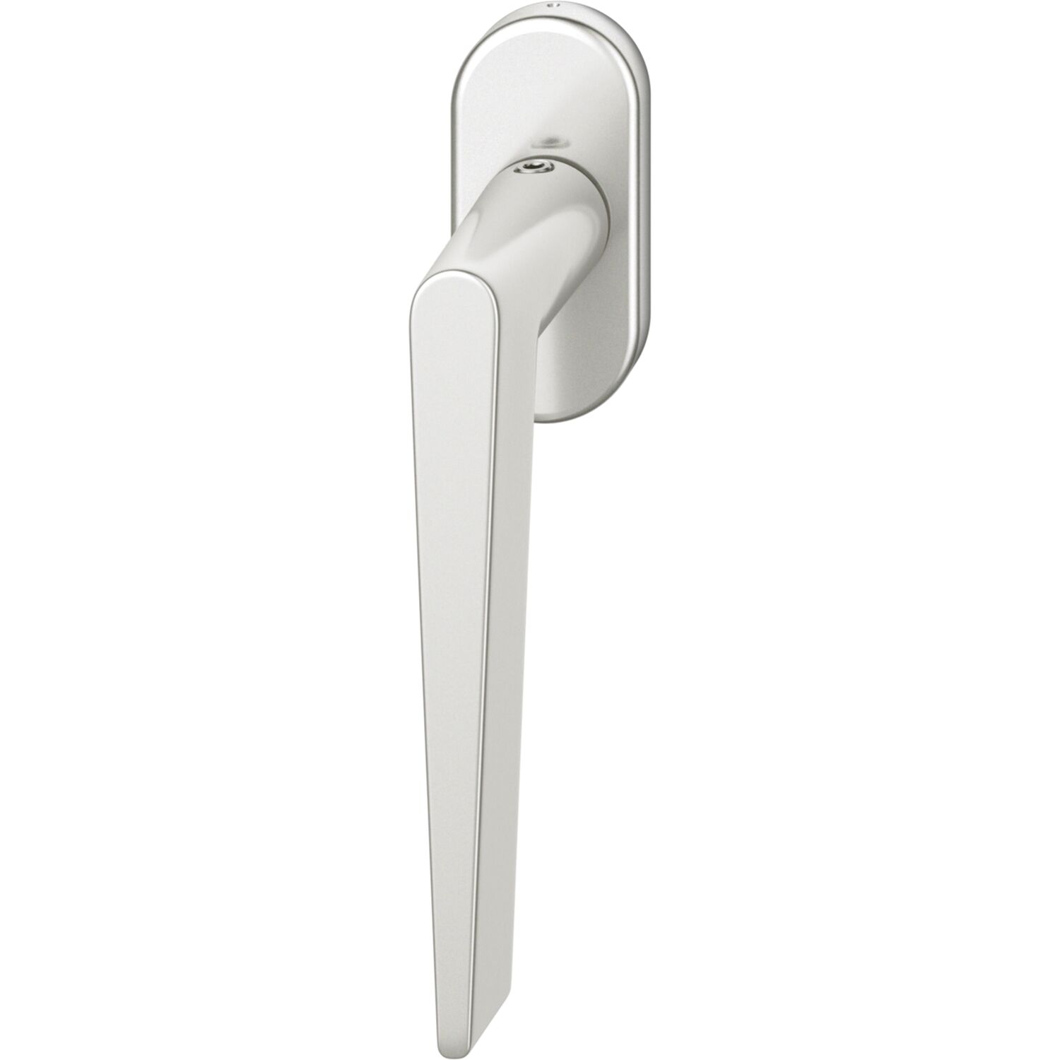 FSB FSB Fenstergriff 34 1005 ovale Rosette, Aluminium silber eloxiert