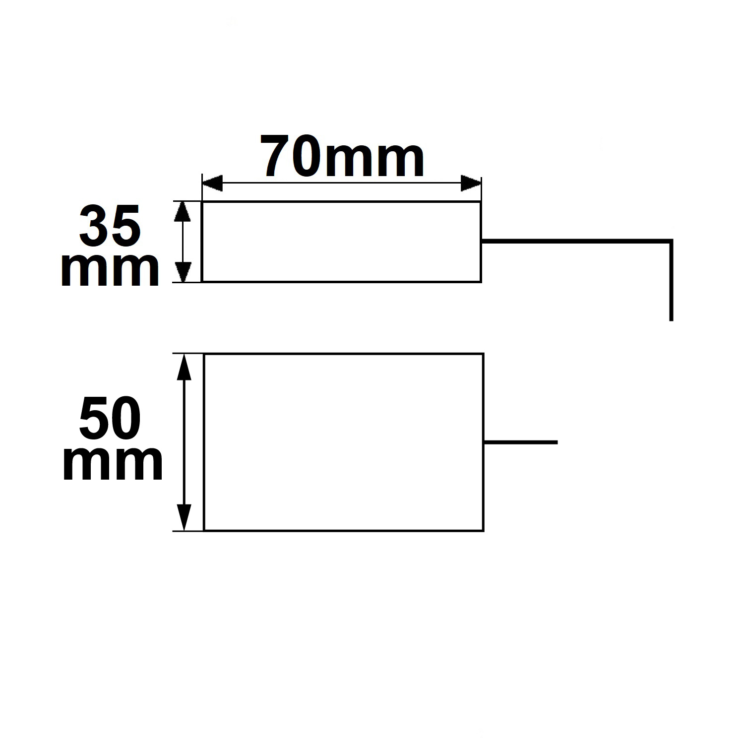 ISOLED Anschlussbox 2x5-polig 0,5-2,5mm² max. 450V/16A zur Durchverkabelung mit 30cm Anschlussleitun